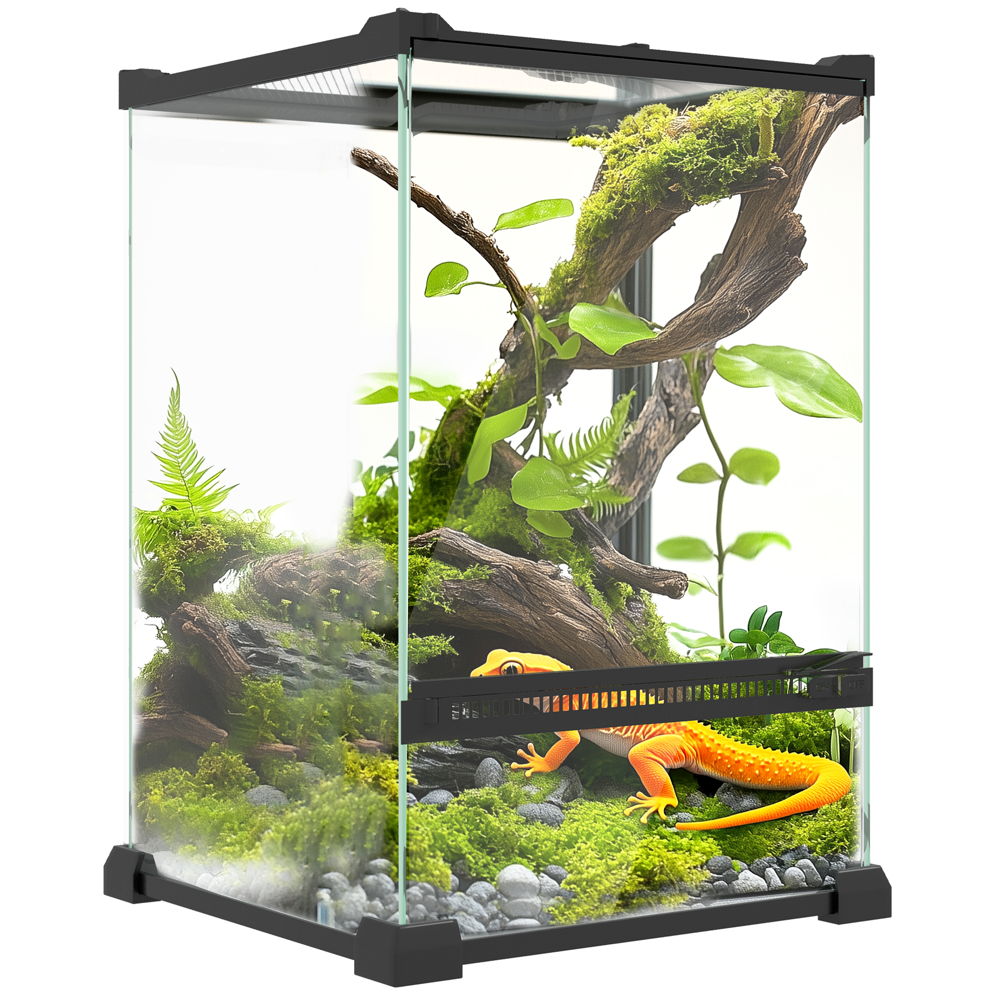 12L Vivarium For Lizards,Frogs,Snakes,Turtles,Tortoises W/ Anti-Escape — image 4