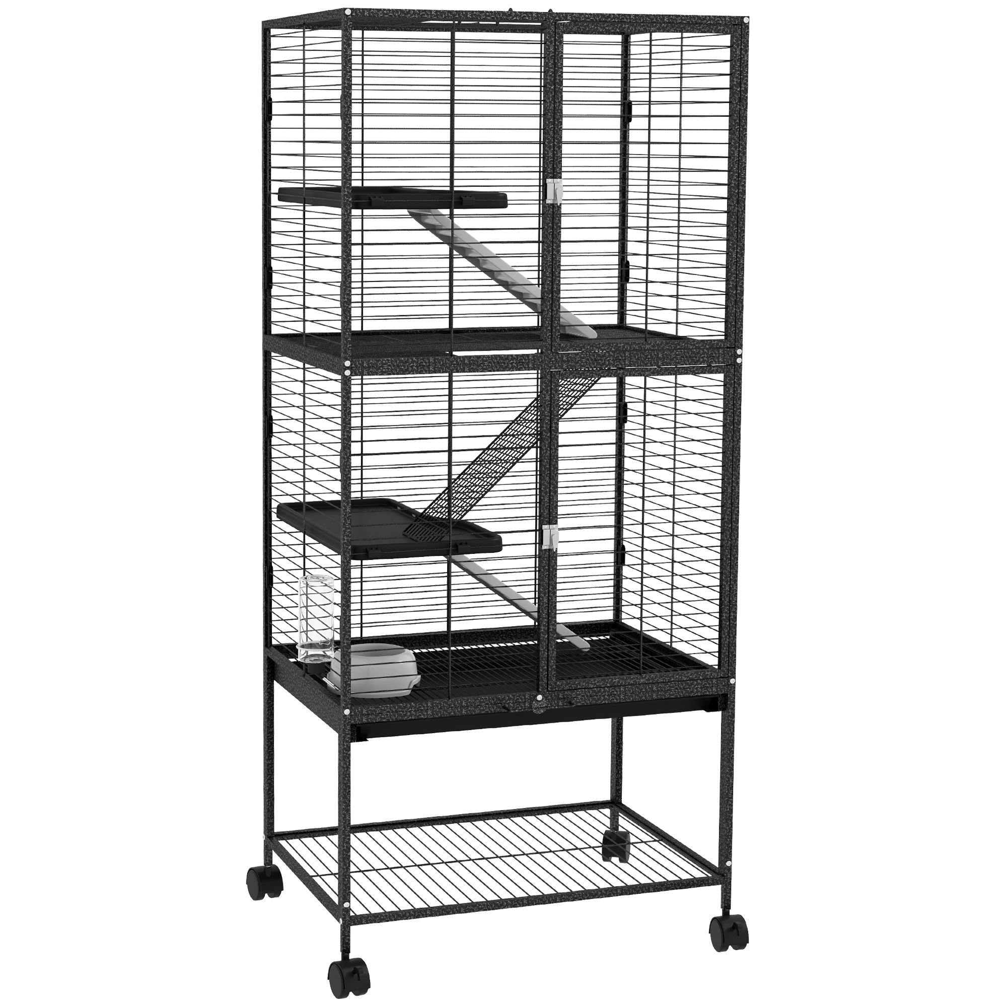 Rolling chinchilla cage,small animal cage for ferrets w/