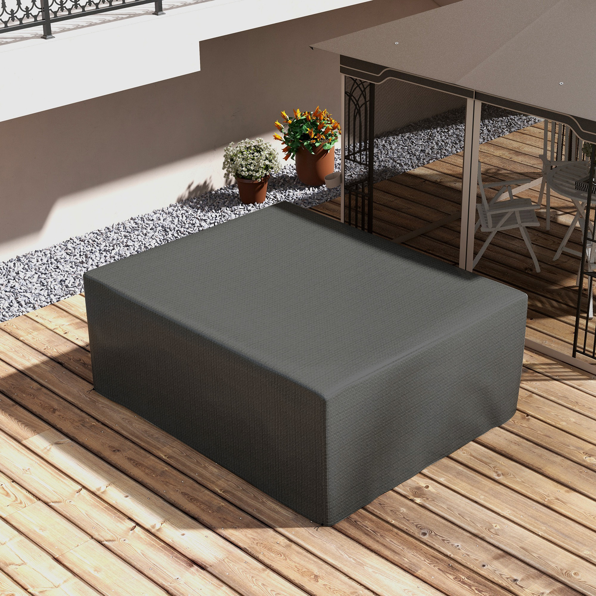 235 X 190 X 90 Cm Large Patio Set Covers,Outdoor Garden Furniture Protection — image 3