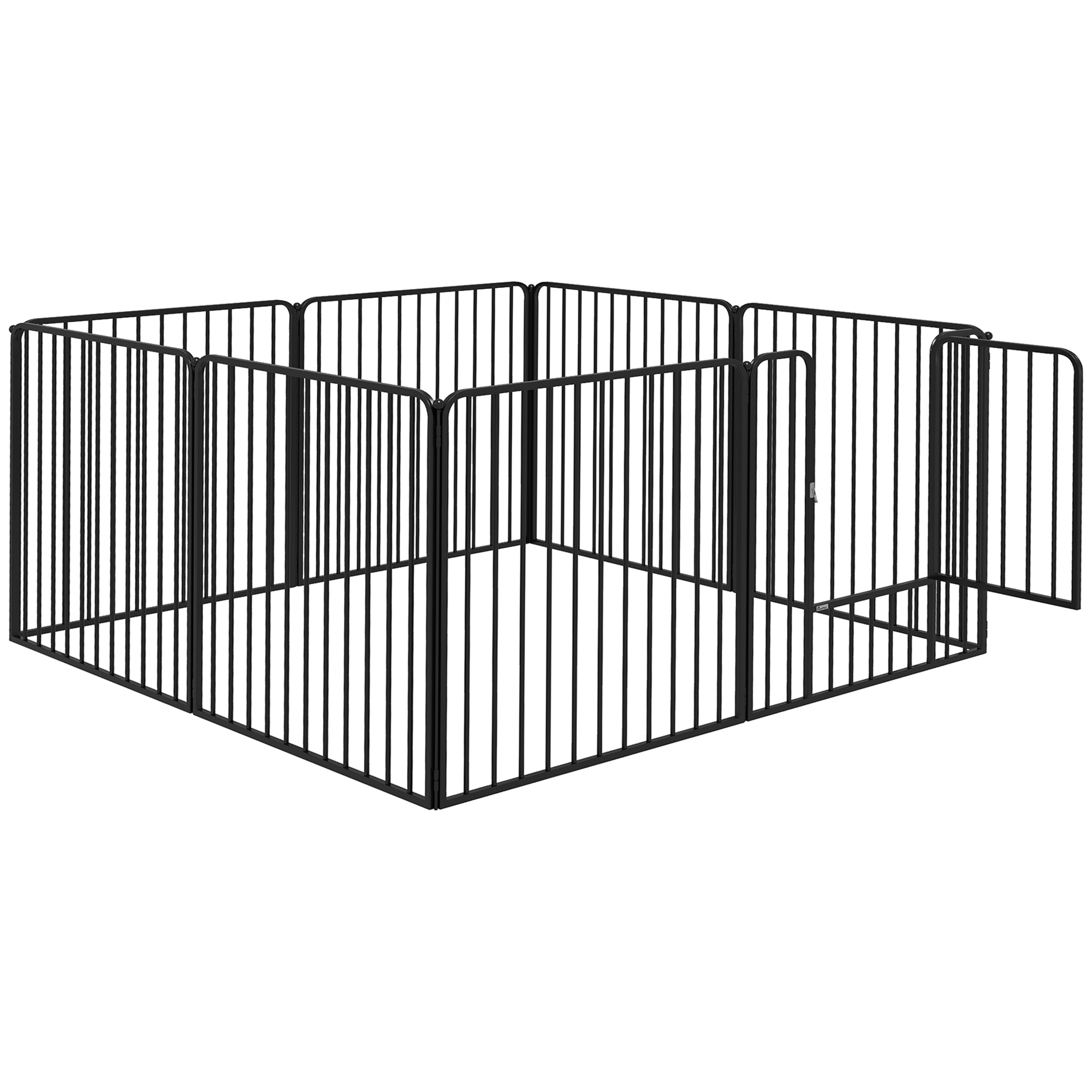 80cm 8 Panels Heavy Duty Dog Pen,Pet Playpen For Indoors,Outdoors,Small,Medium Dogs detail photo 6