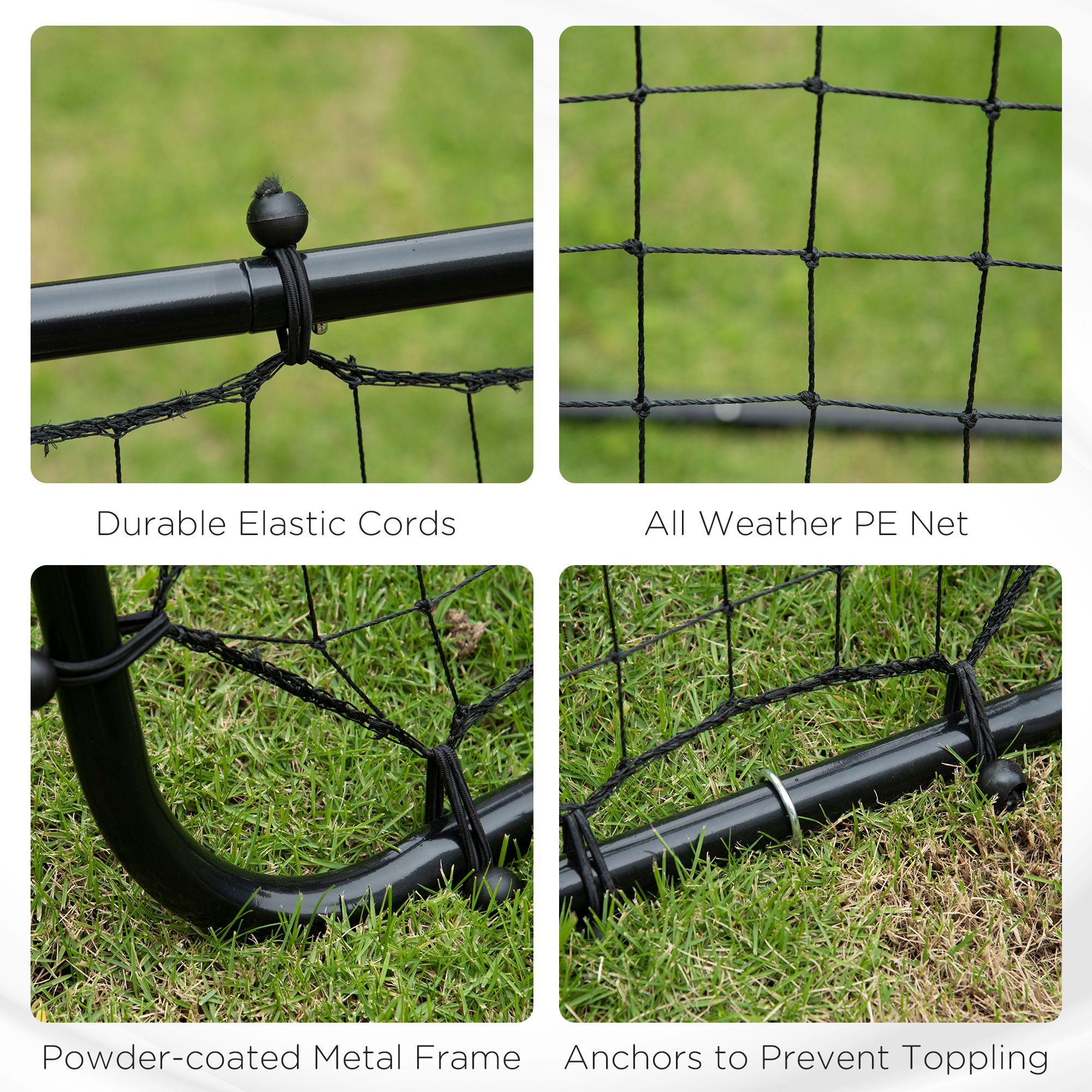 Rebounder Net,Practise Kickback Goal,for Teens,Adults