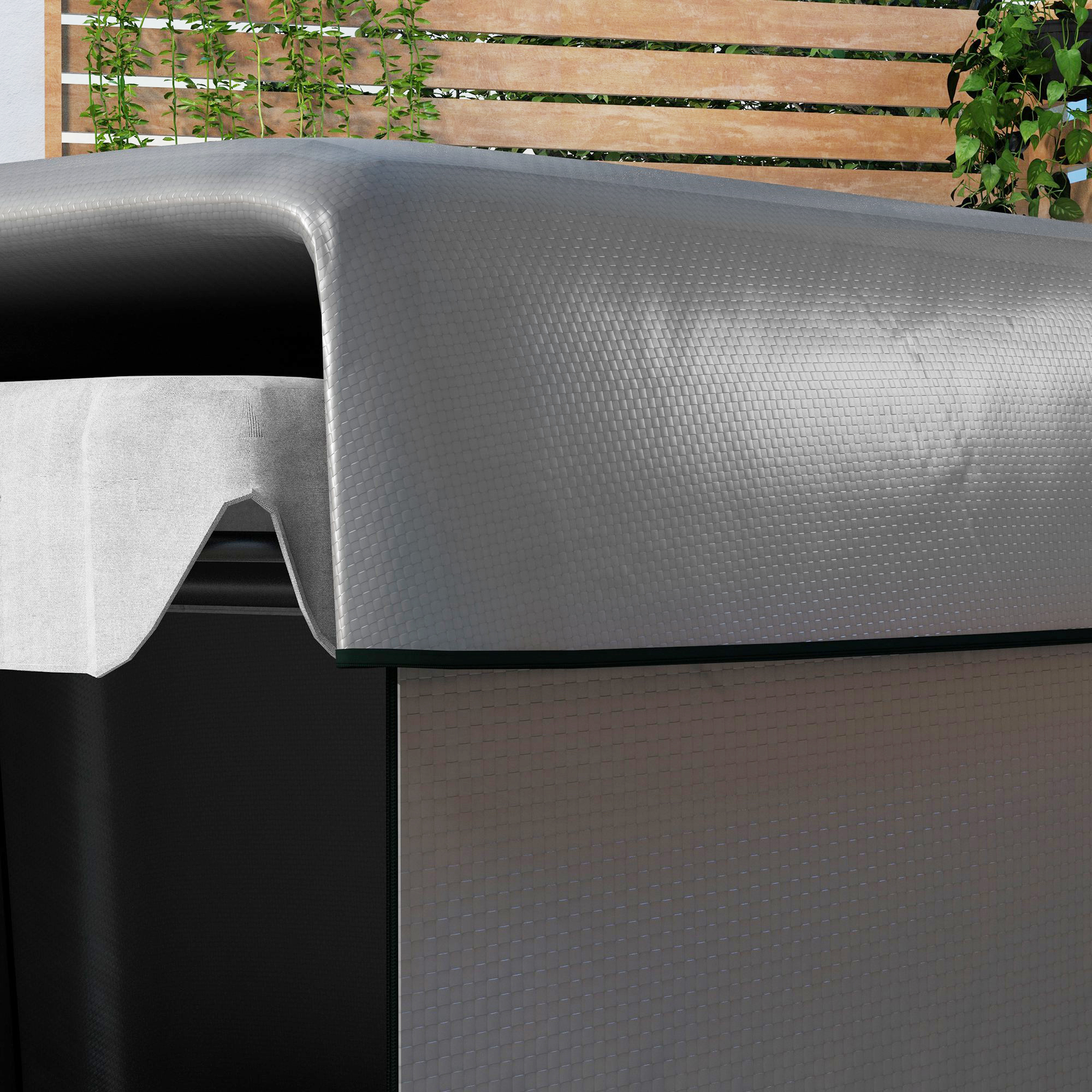 Patio 3 Seater Swing Chair Bench Cover Outdoor Garden Furniture Rain Protection — image 5