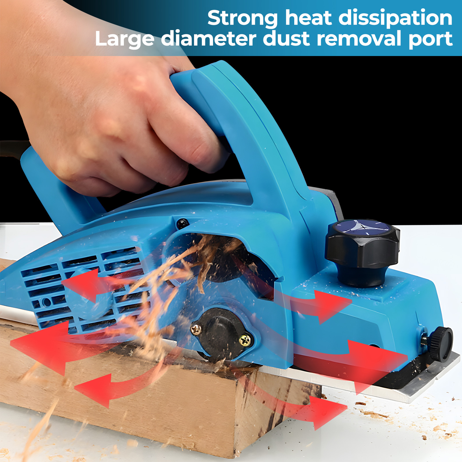 1200w electric wood planer corded wood plane handheld