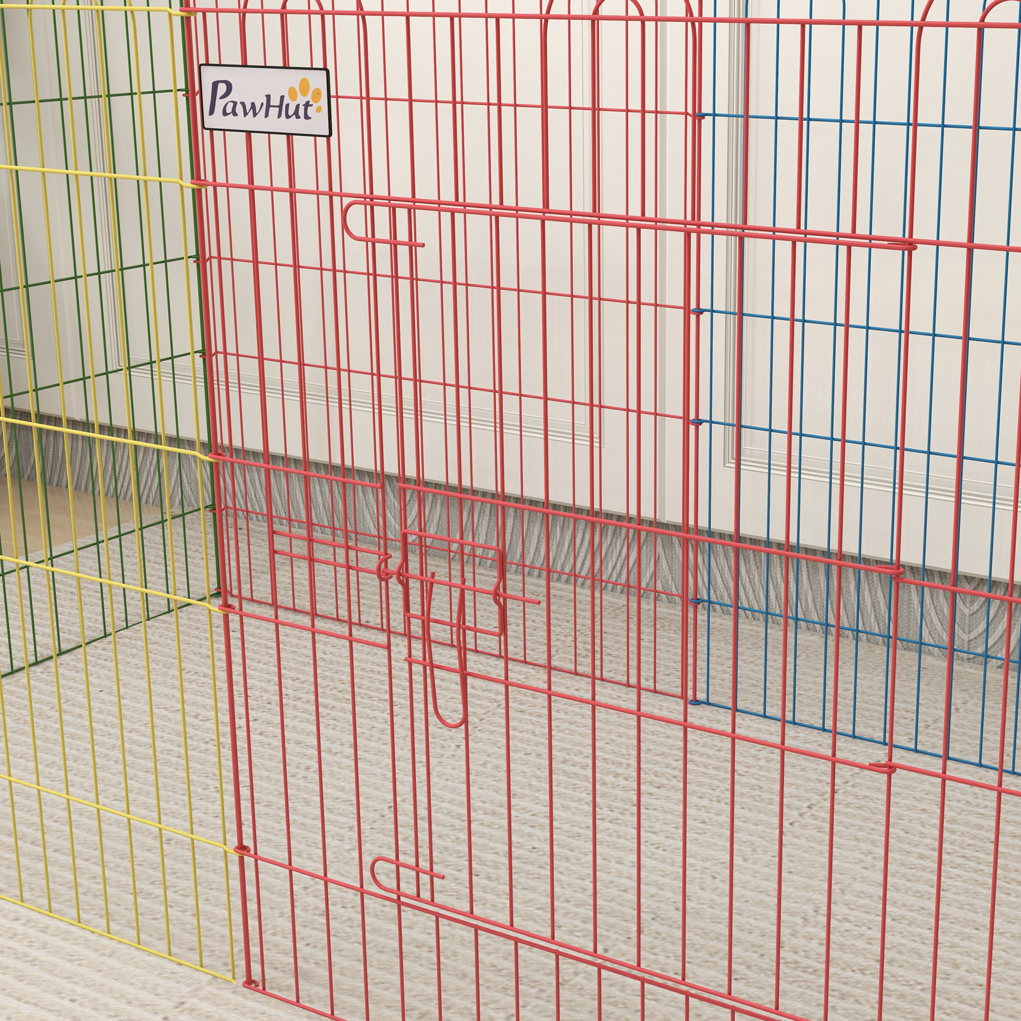 Pet Playpen Crate,with Eight Panels,Door,for Indoors And Outdoors,60H X Î¦156cm — image 3
