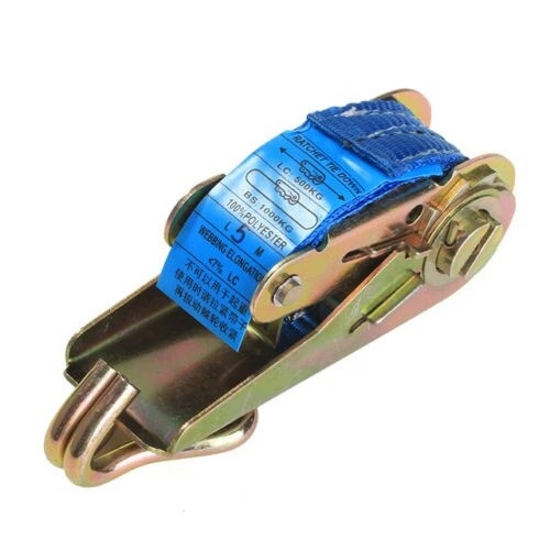 Ratchet Straps Tie Down 4 X 25mm Endless 5 Metre Blue1500kg Lashing UK — image 4