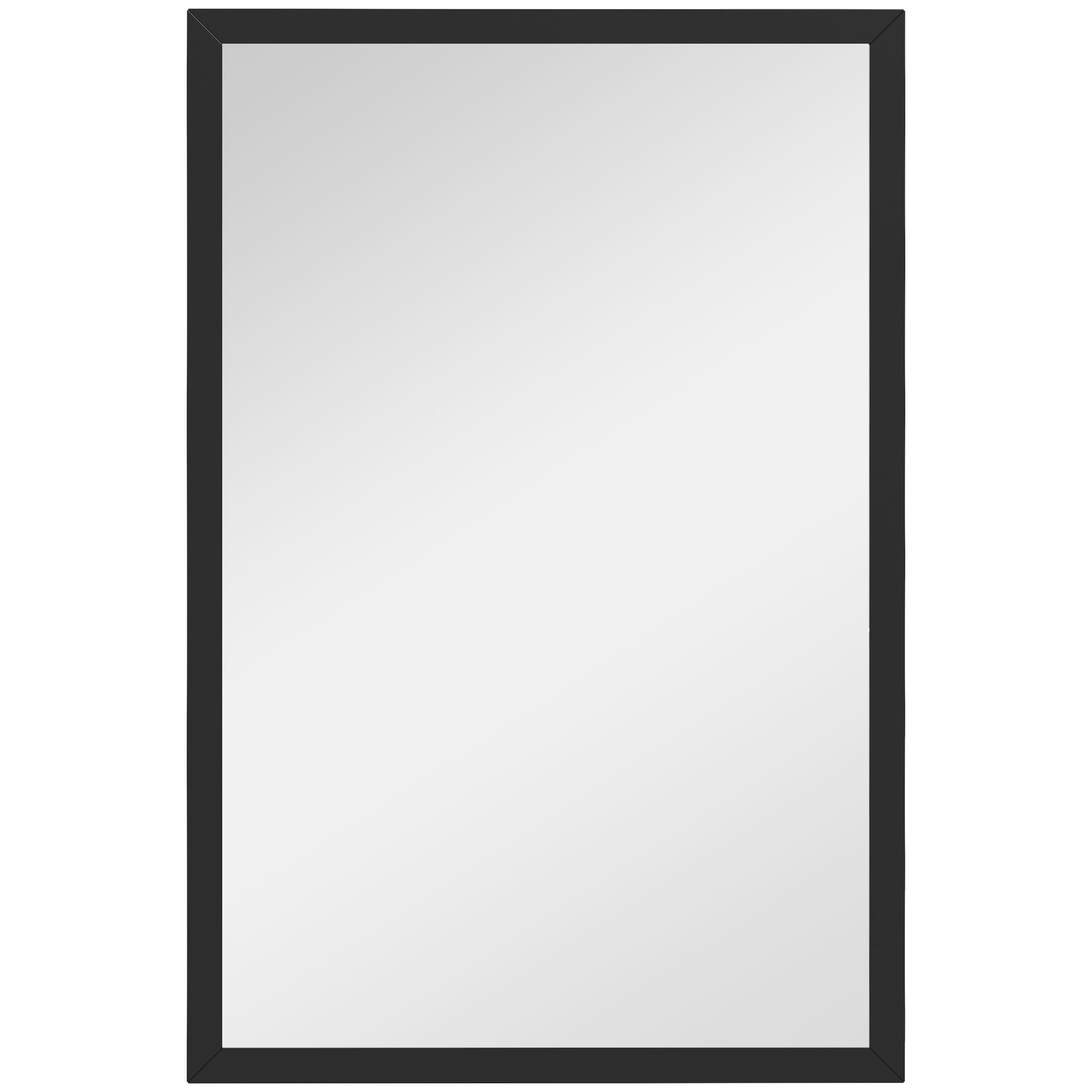 Wall Bathroom Mirror,60 X 40 Cm Wall-Mounted Mirror For Living