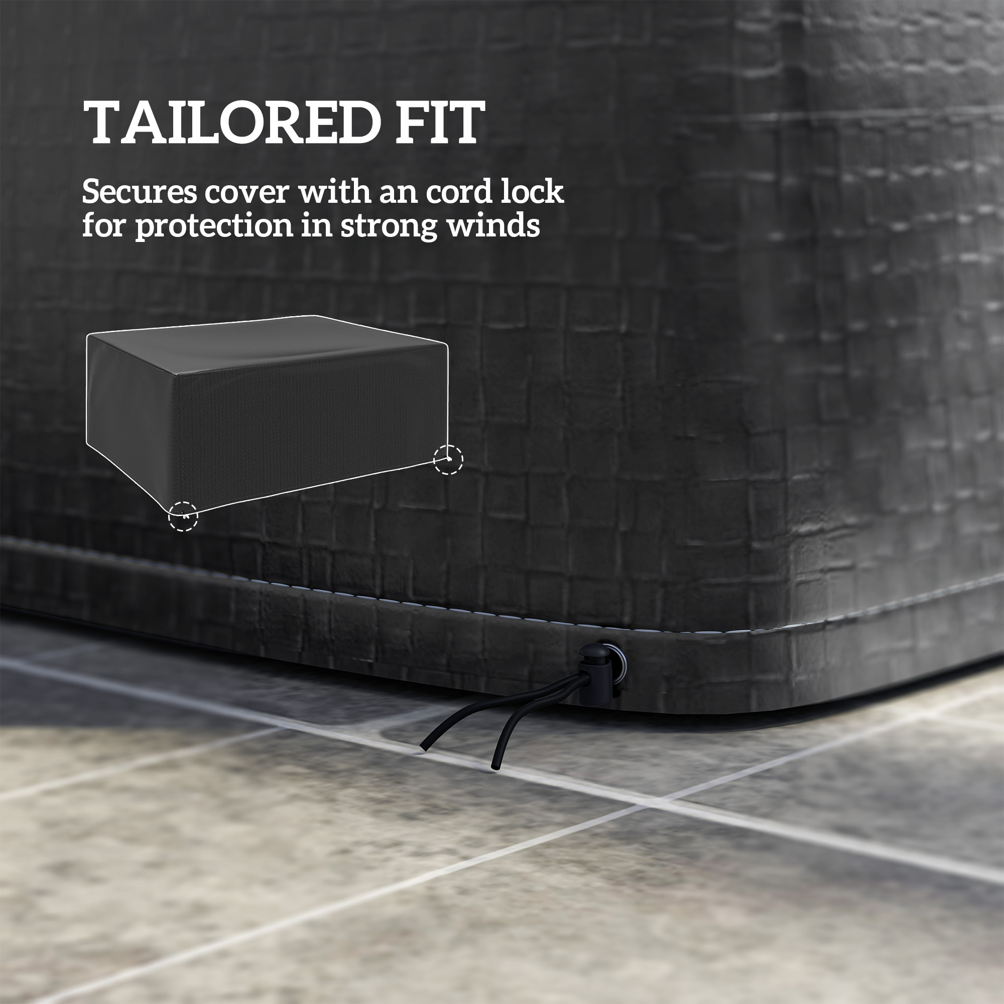 Garden Furniture Cover,Waterproof Anti-UV Large Protective Patio Set Covers,235 — image 3