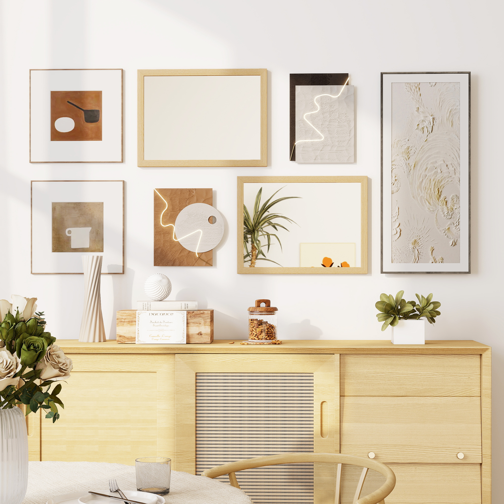 Wall Bathroom Mirror,30 X 40 Cm Wall-Mounted Mirror For Living — image 5