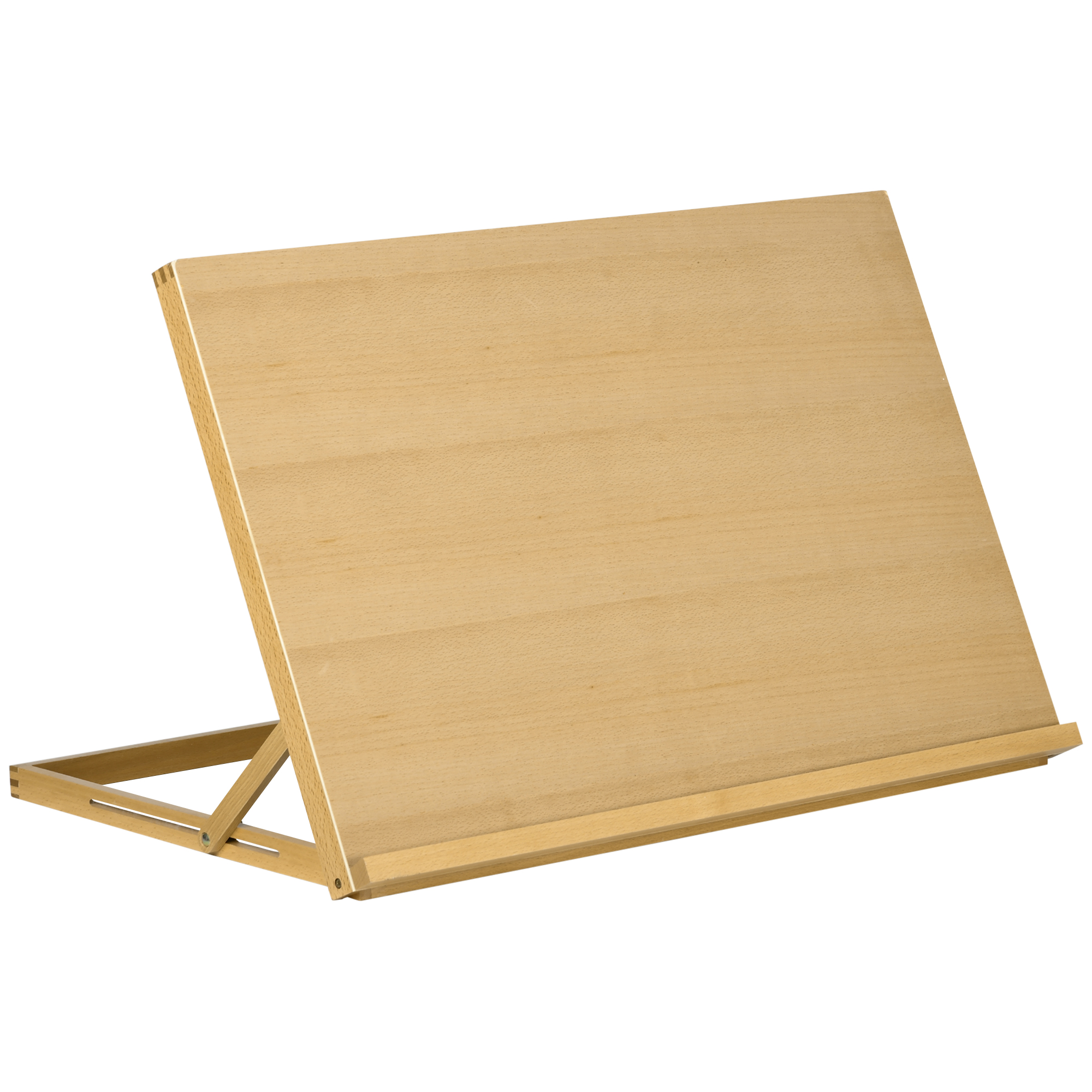 Vinsetto A2 Table Easel,Wooden Drawing Board,Adjustable Desktop Workstation — image 2