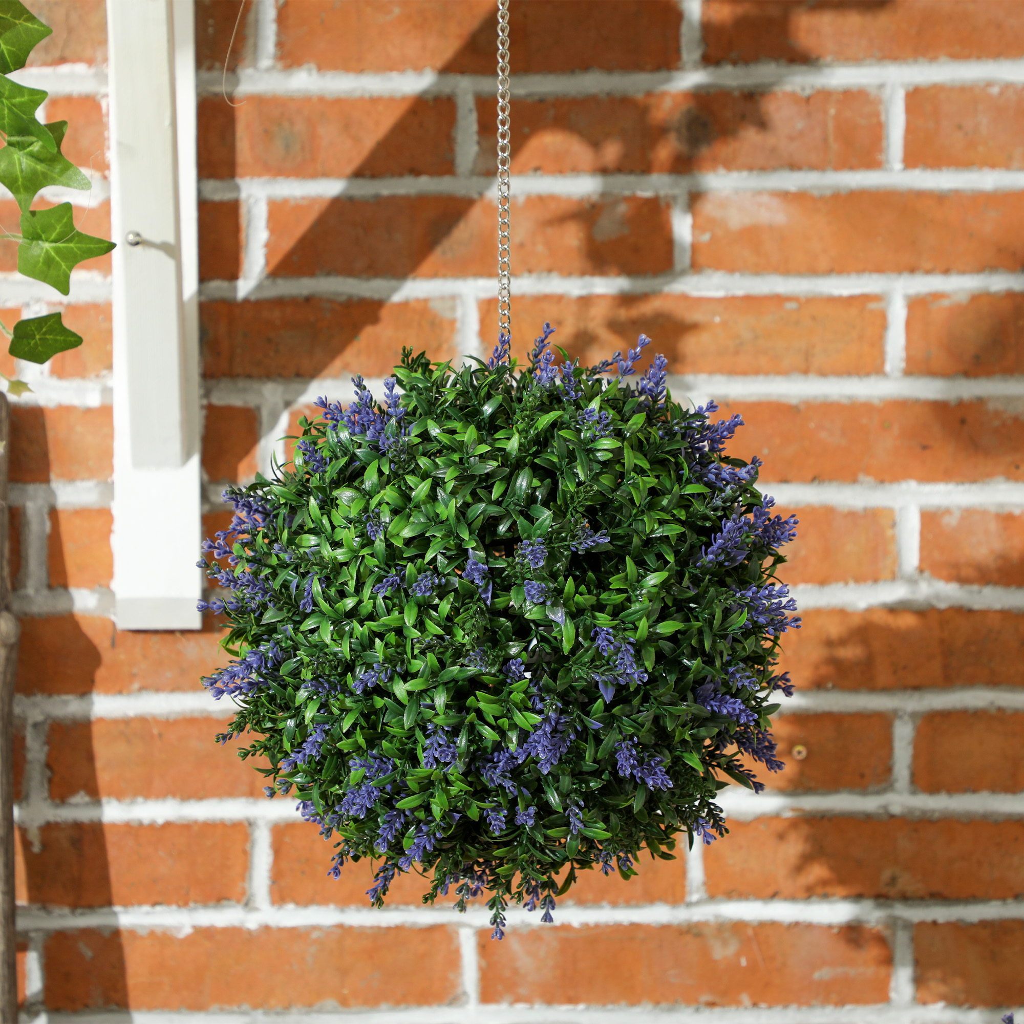 Set Of 2 Artificial Plant Topiary Balls,UV-protected Fake Decorative — image 2