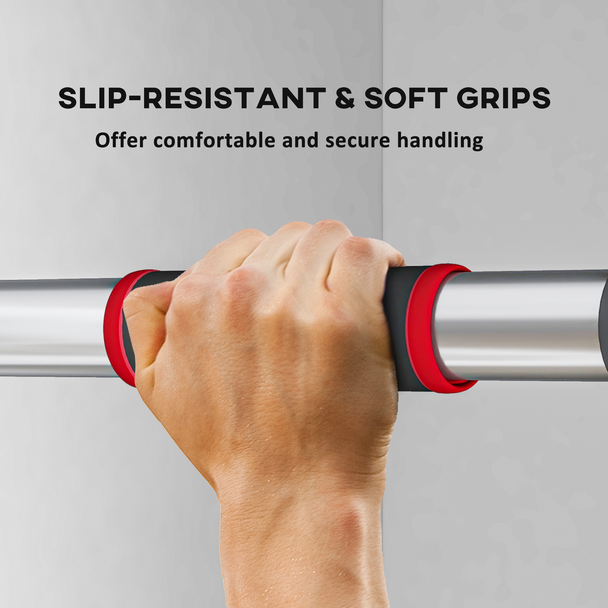 Doorway Pull Up Bar,No Screws Door Frame Chin Up Bar,Adjustable Length — image 5