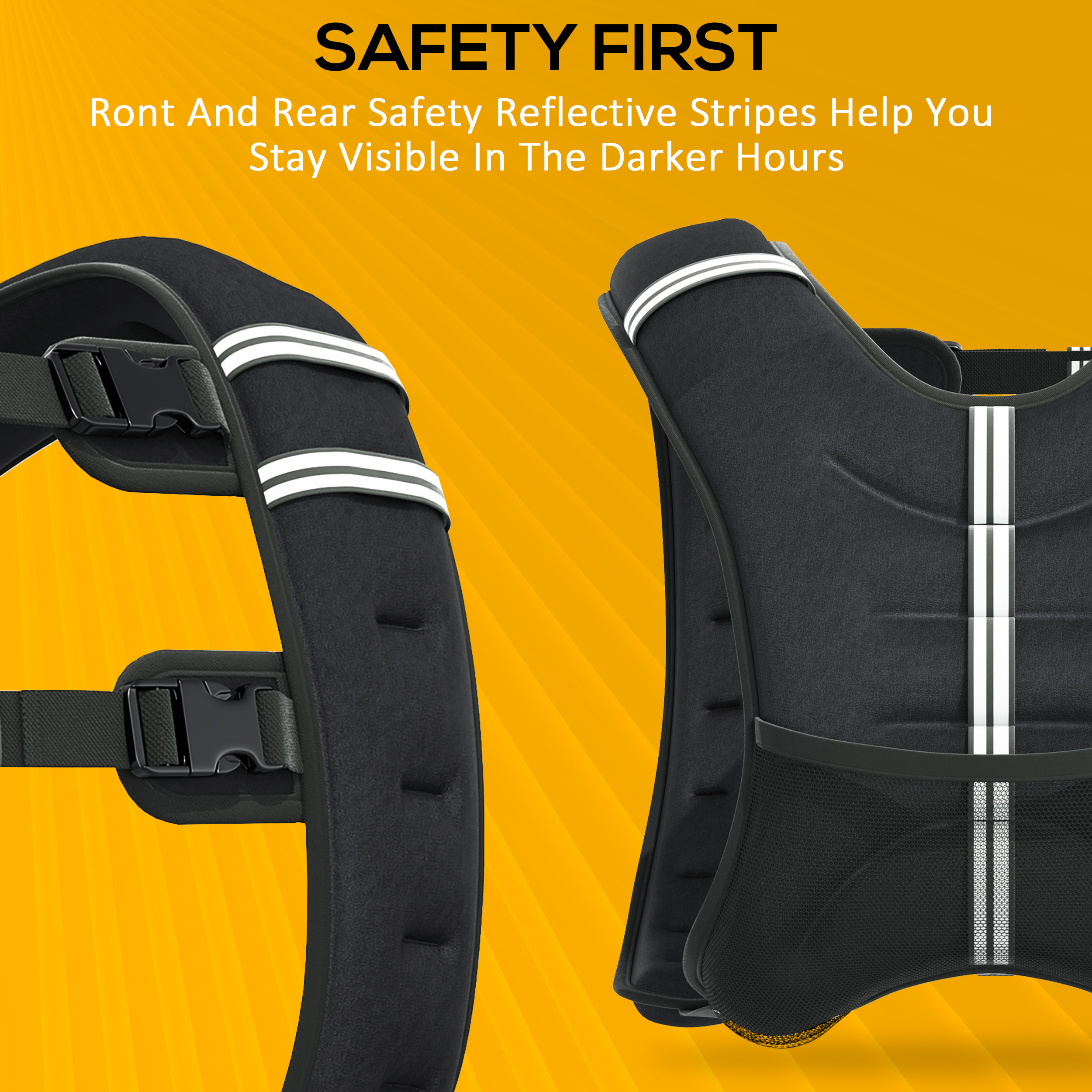 5KG Weighted Vest,Running Weight Vest With Adjustable Strap,Convenient Pocket — image 2