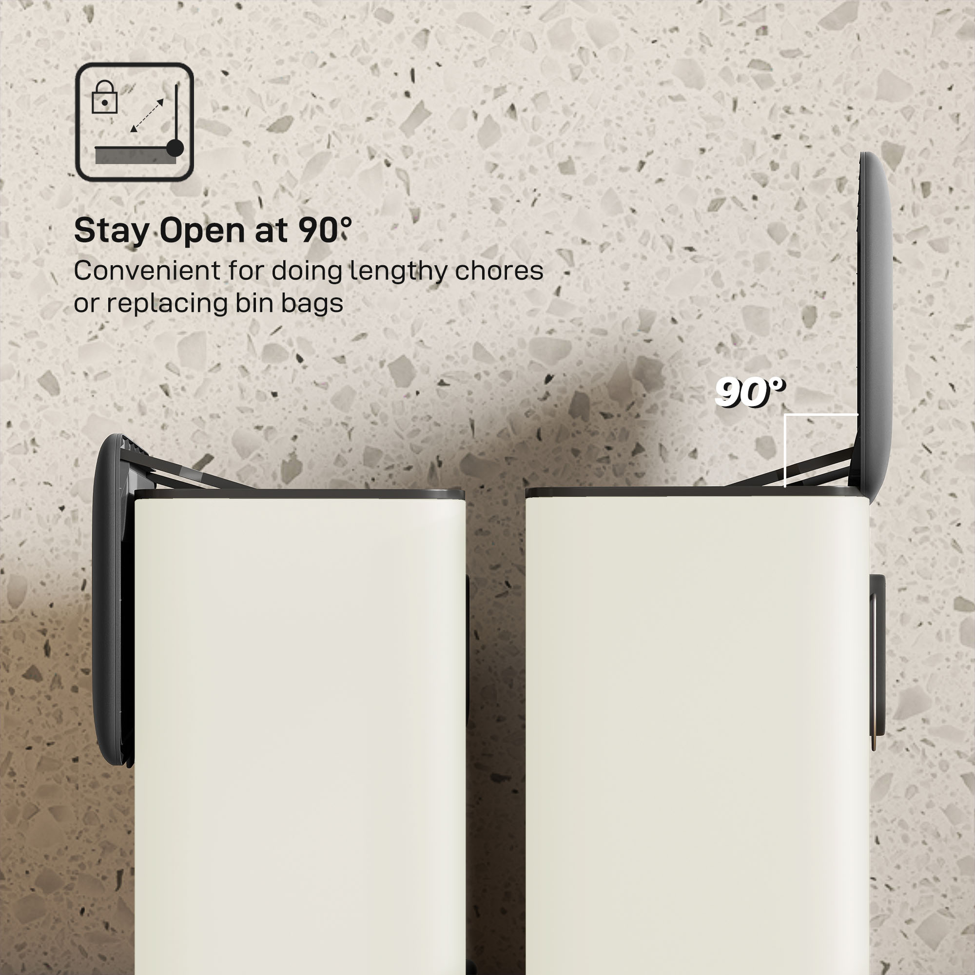 8l hanging kitchen bin,rubbish bin with lid and removable