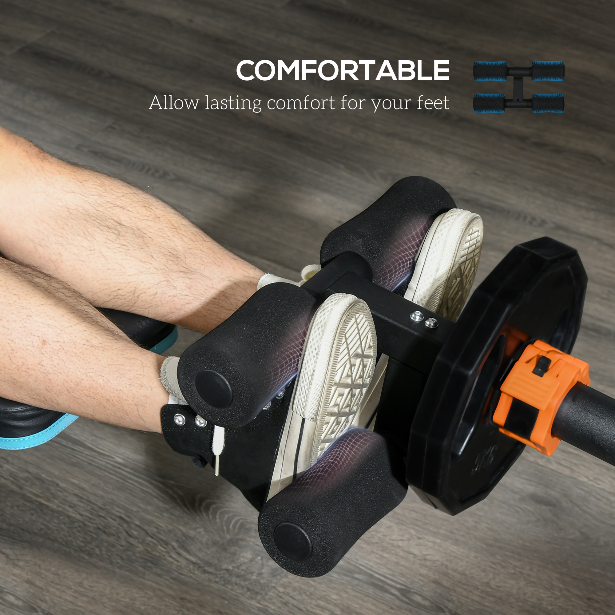 Tibialis Trainer Tib Bar For Strengthening Calves Shins Ankles,Fits 5cm Weight — image 3