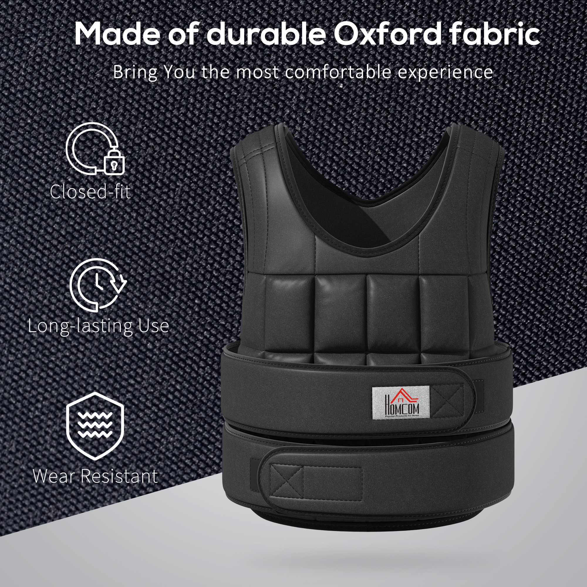 15kg Weighted Vest,Adjustable Running Weight Vest With 38