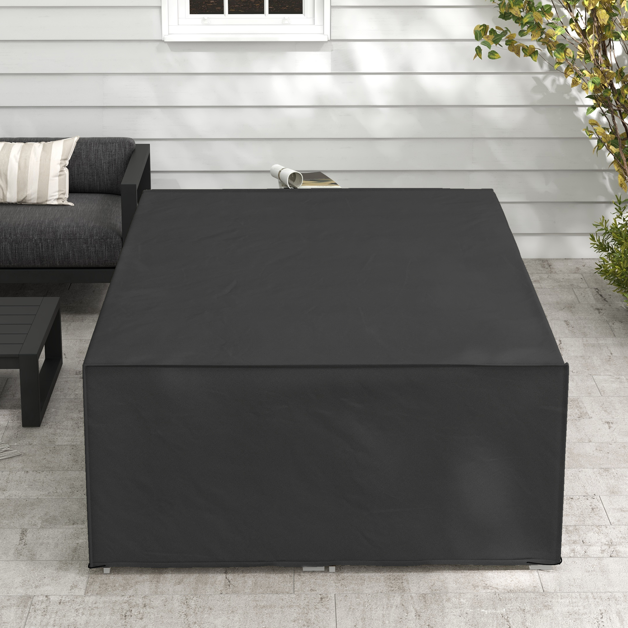 155 X 222cm Waterproof Furniture Cover-Black
