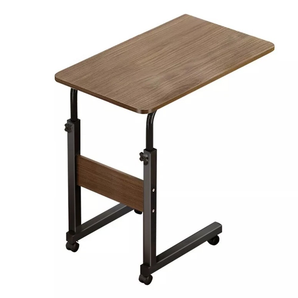Medical Overbed Bedside Table Adjustable Height With Wheels Hospital Home Desk — image 4