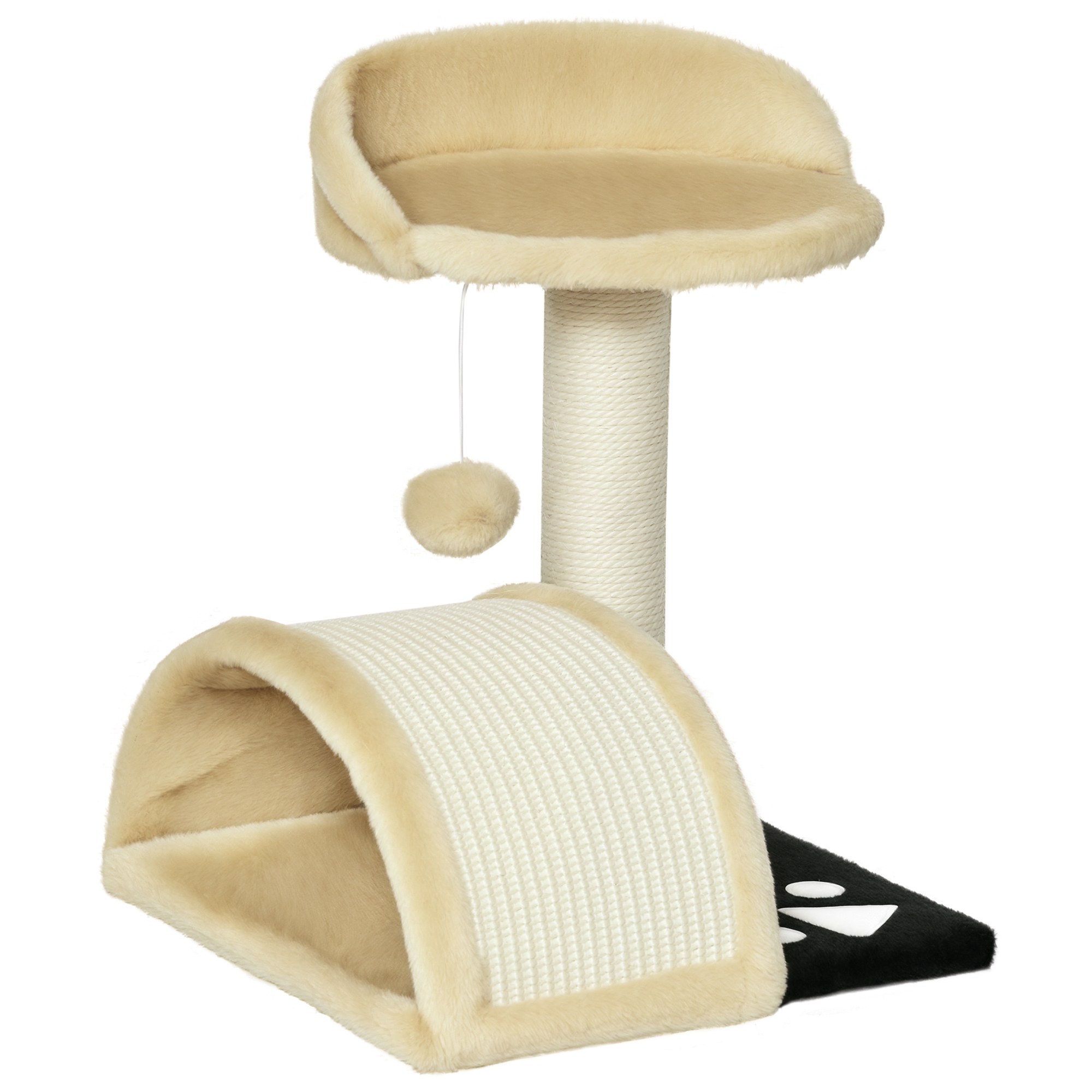 Cat Tree Scratching Scratcher Post Kitten Activity Centre Climber Hanging Ball — image 4