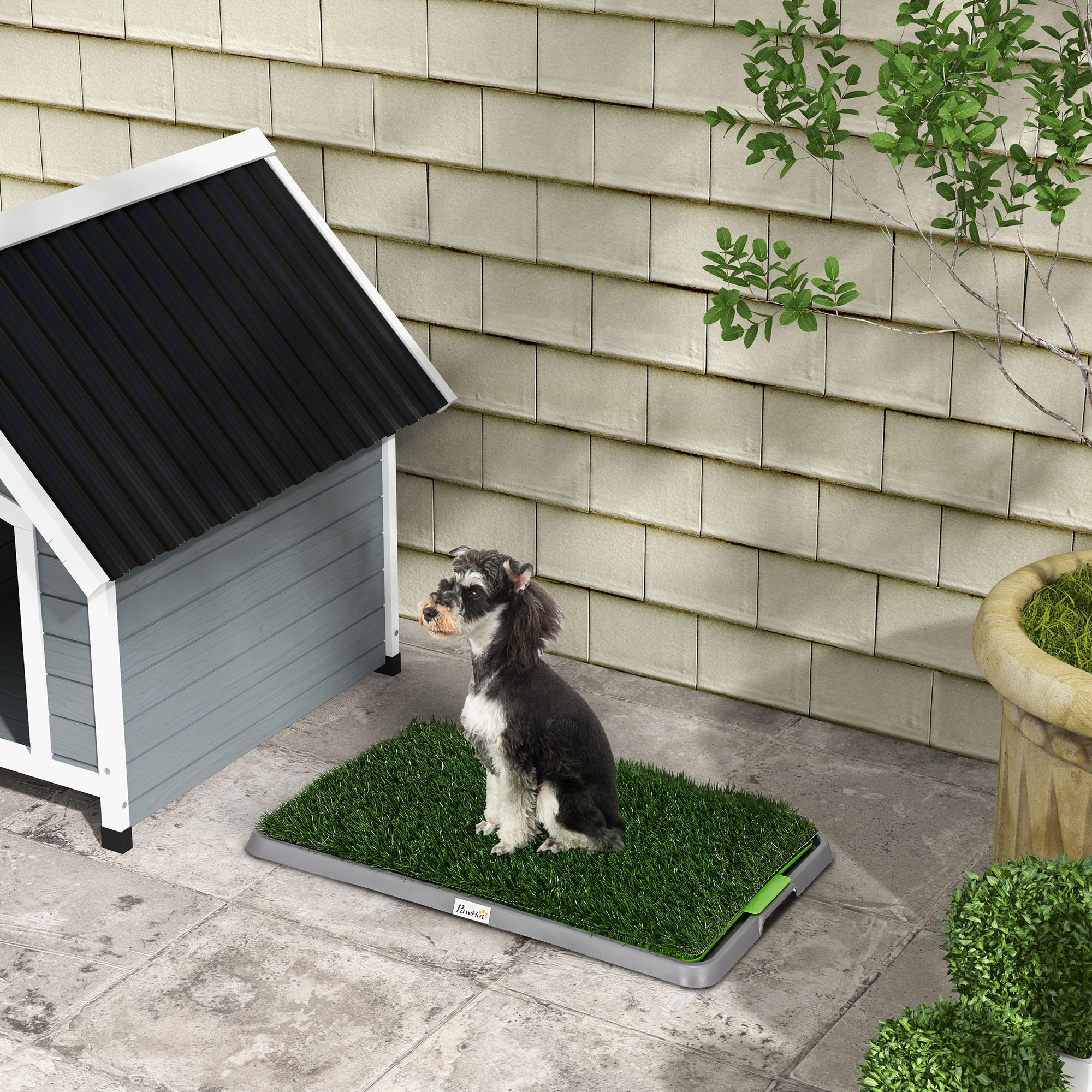 Artificial Grass Dog Toilet With Tray For Potty Training Indoor Outdoor,2 Packs,67 X 41cm detail photo 10