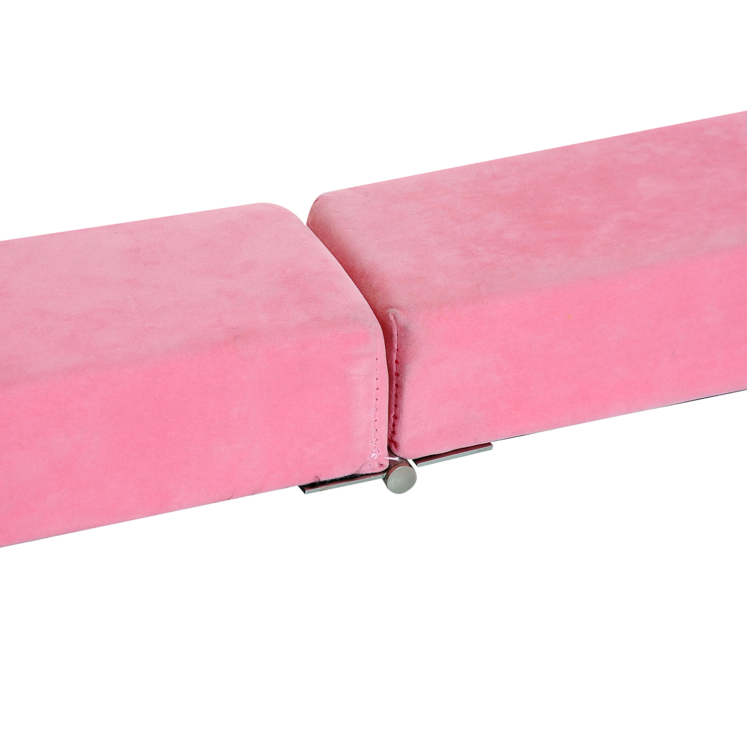 2.4M 8FT Gymnastics Folding Balance Beam Home Gym Training Exercise Sports-Pink — image 4
