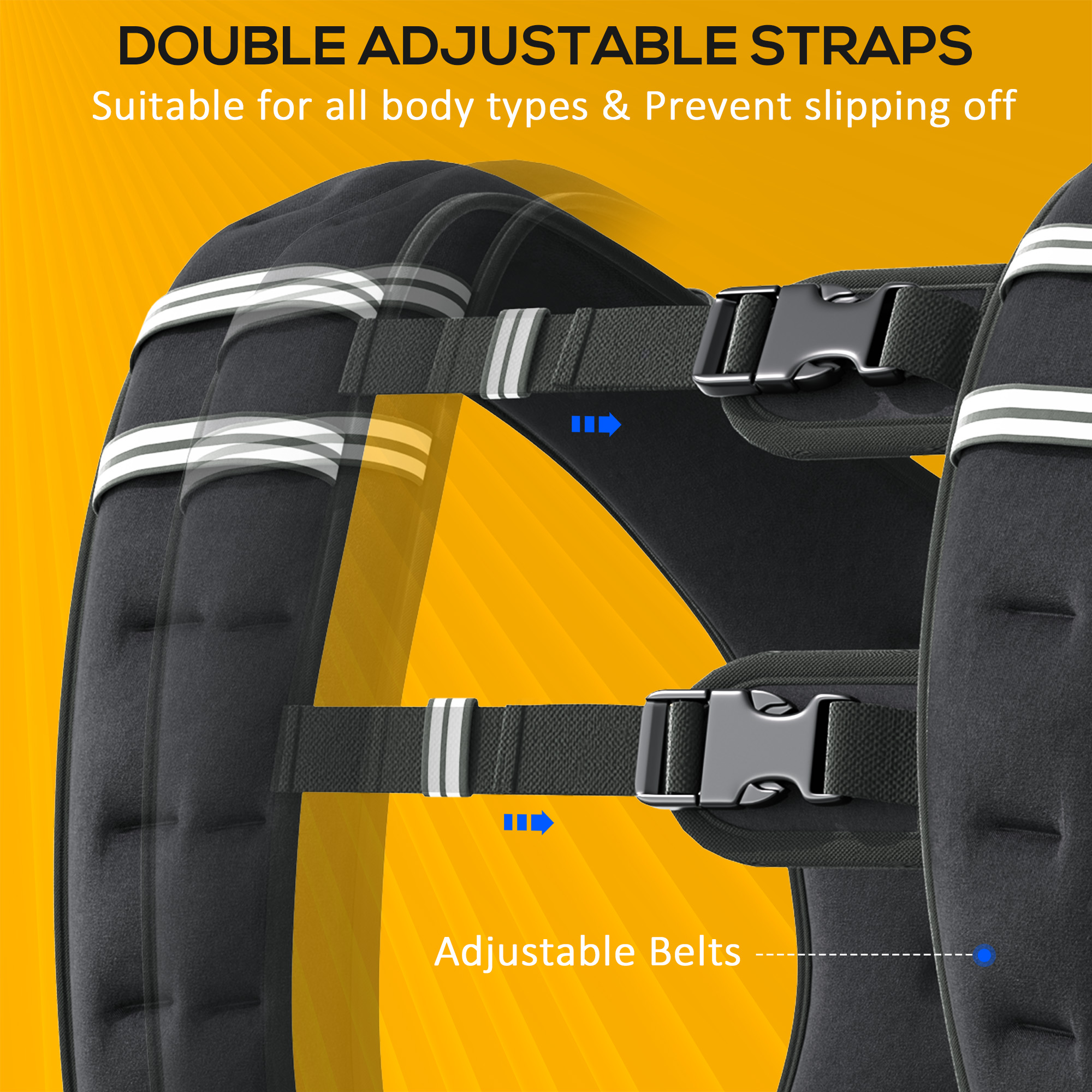 10KG Weighted Vest,Running Weight Vest With Adjustable Strap,Convenient Pocket — image 4