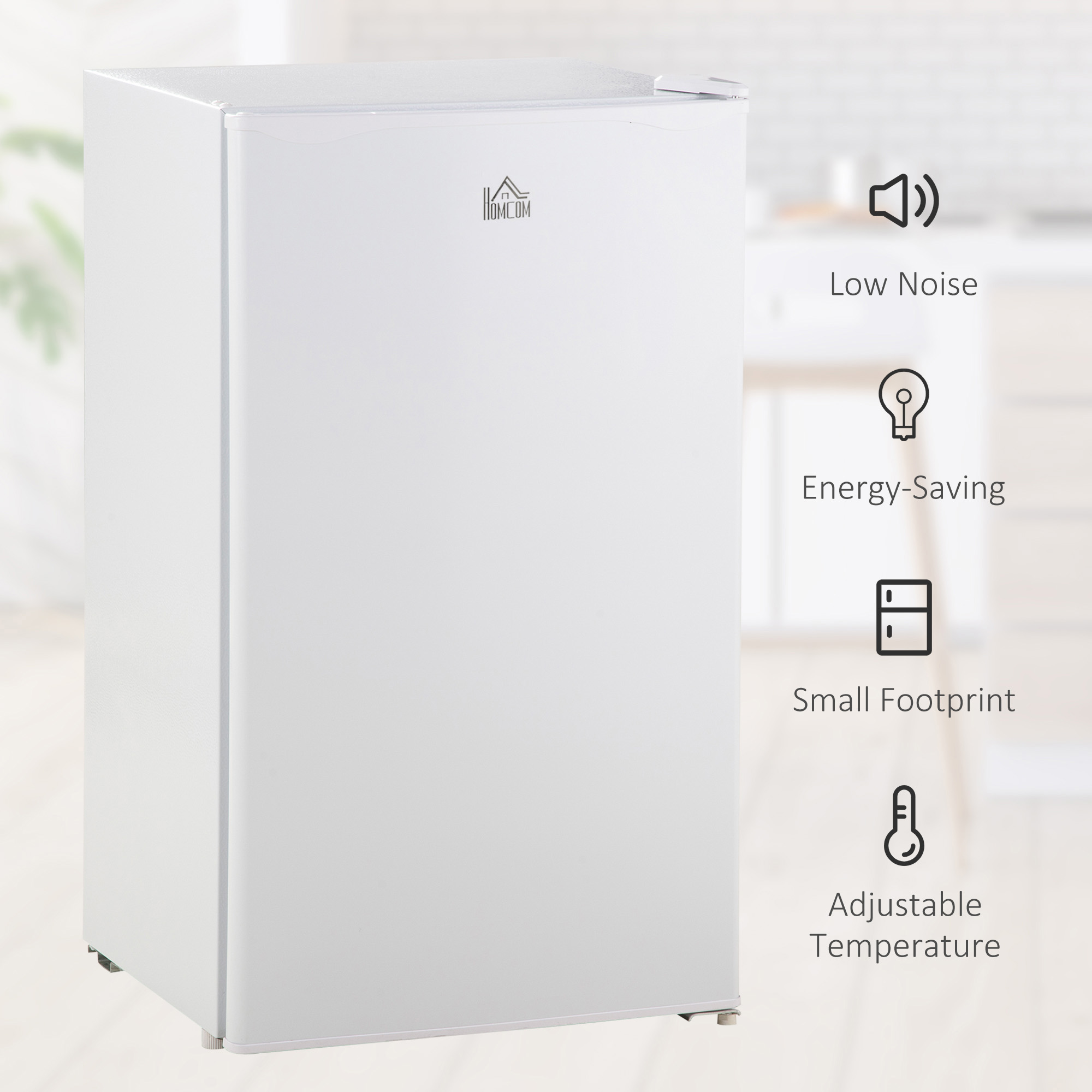 91L Small Fridge With Chiller Box Under Counter Reversible Door,Good
