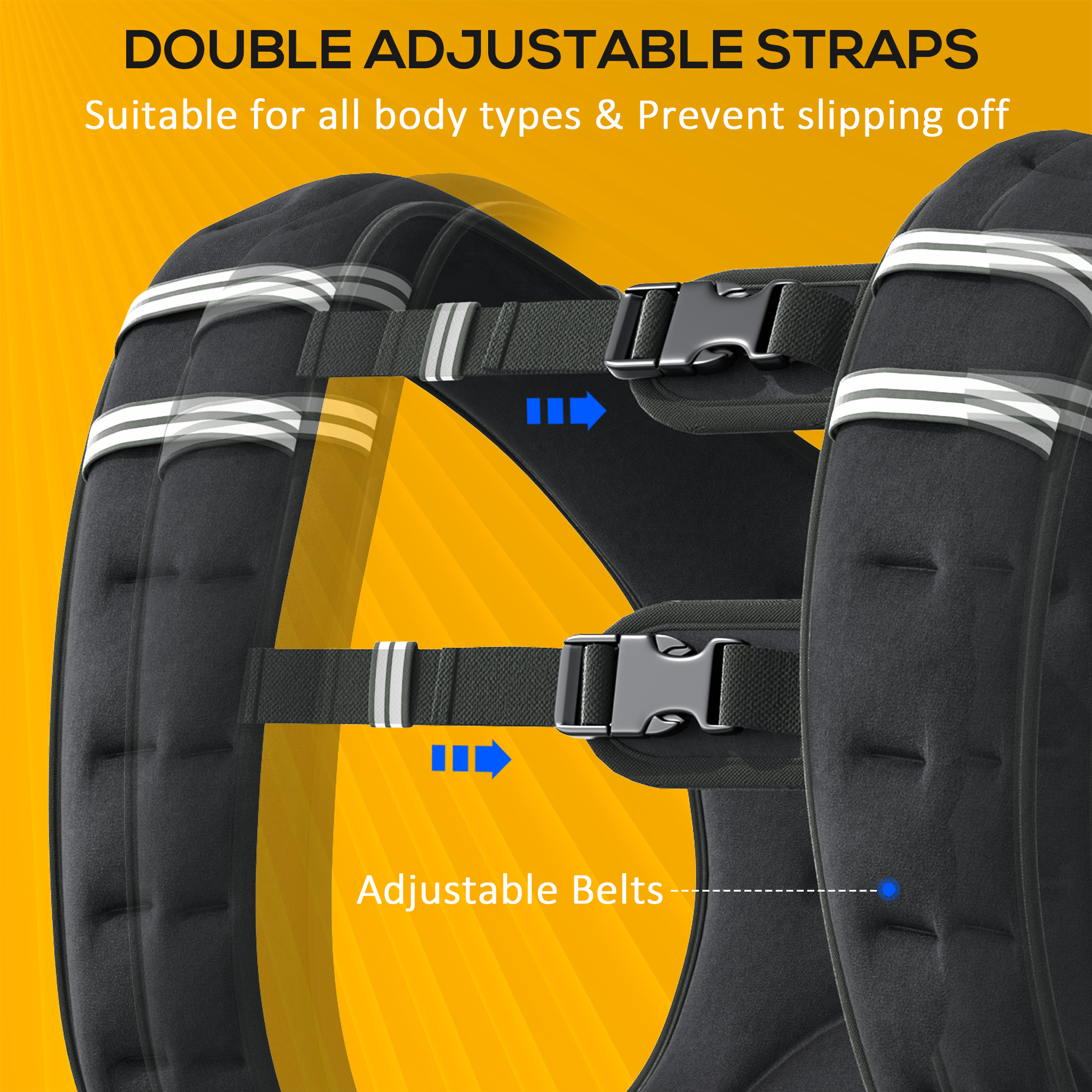 5KG Weighted Vest,Running Weight Vest With Adjustable Strap,Convenient Pocket — image 3