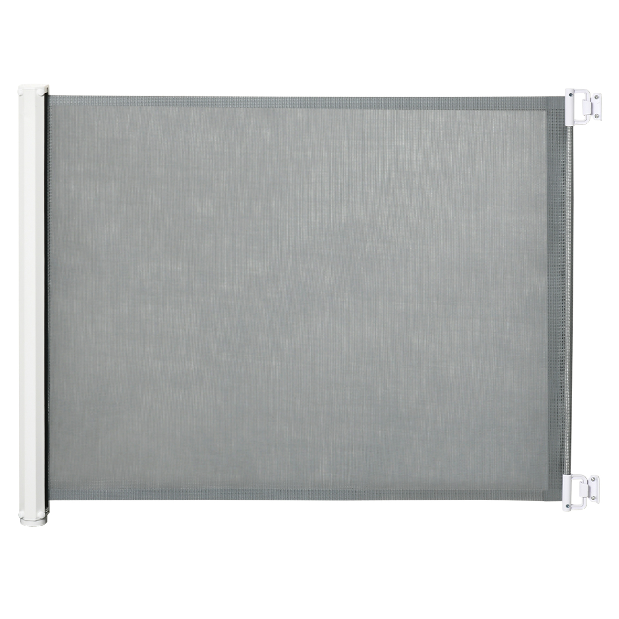 Retractable Pet Safety Gate,Folding Dog Barrier,Grey — image 2