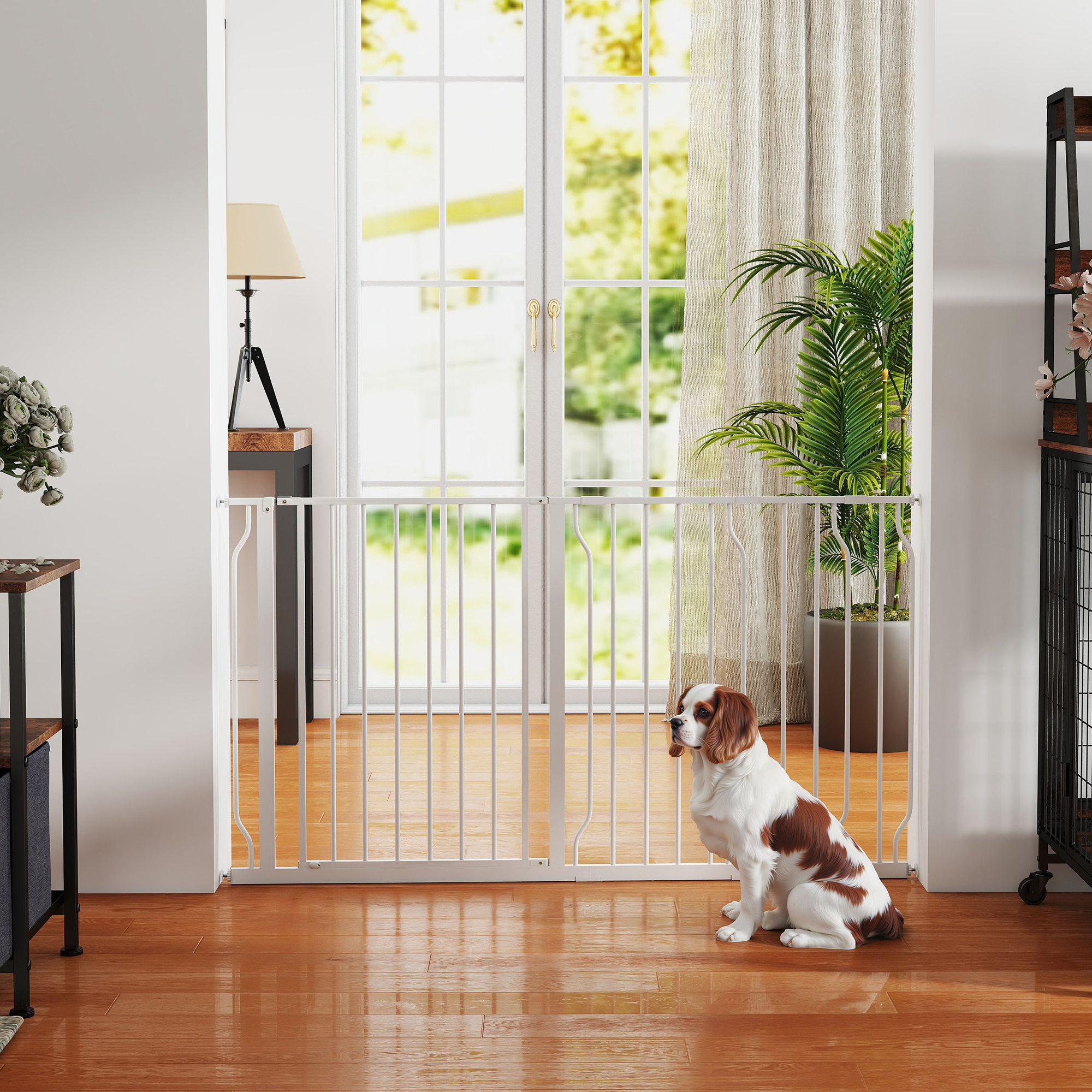 Extra Wide Dog Safety Gate,with Door Pressure,for — image 5