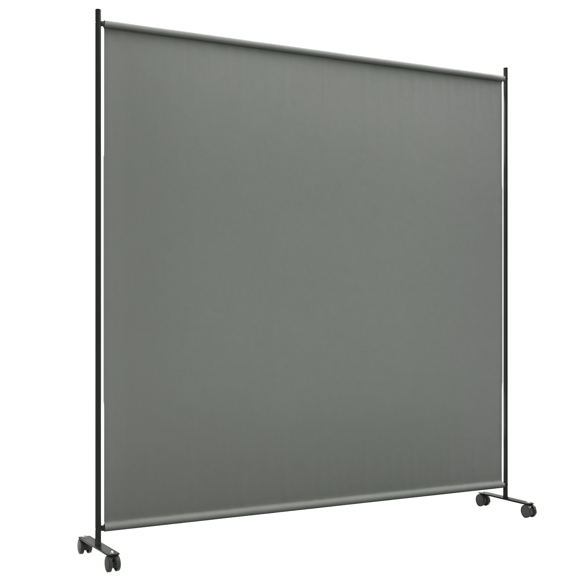 183 X 181cm Portable Privacy Screen,with Wheels-Dark Grey — image 5