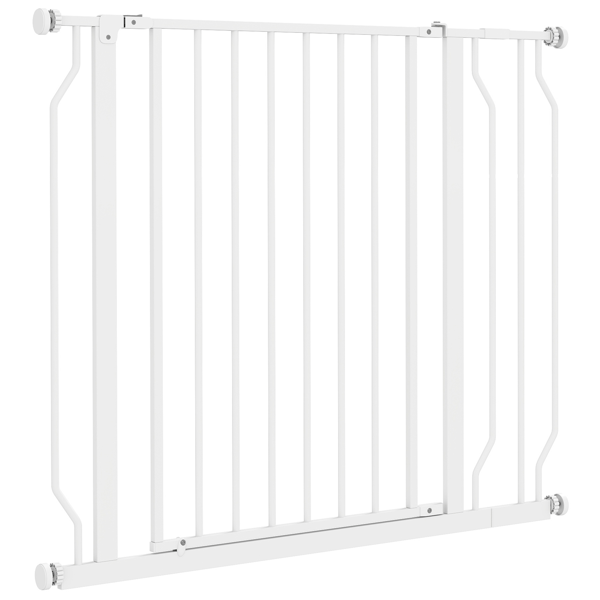 Wide Dog Safety Gate,with Door Pressure,for Doorways,Hallways,Staircases-White — image 5