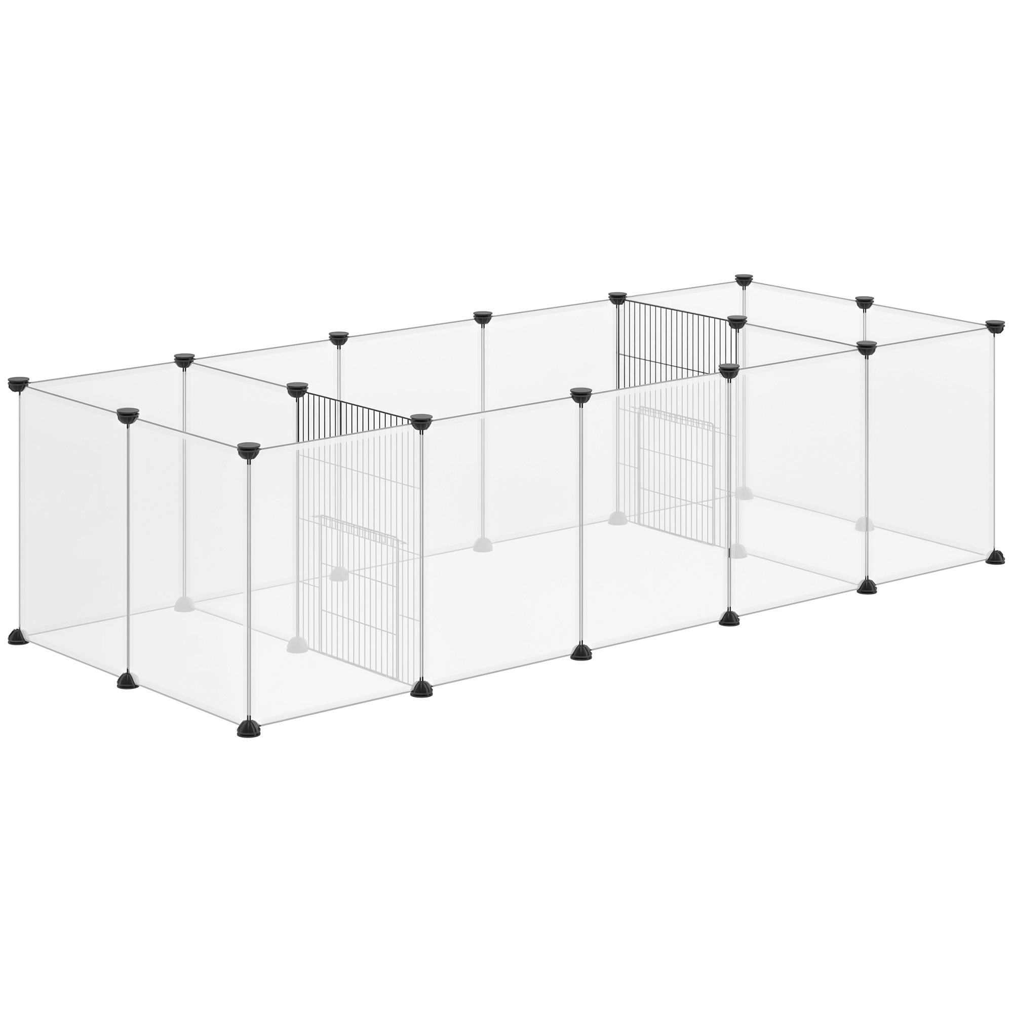 18-Panel Small Animal Cage,Pet Playpen,for Guinea