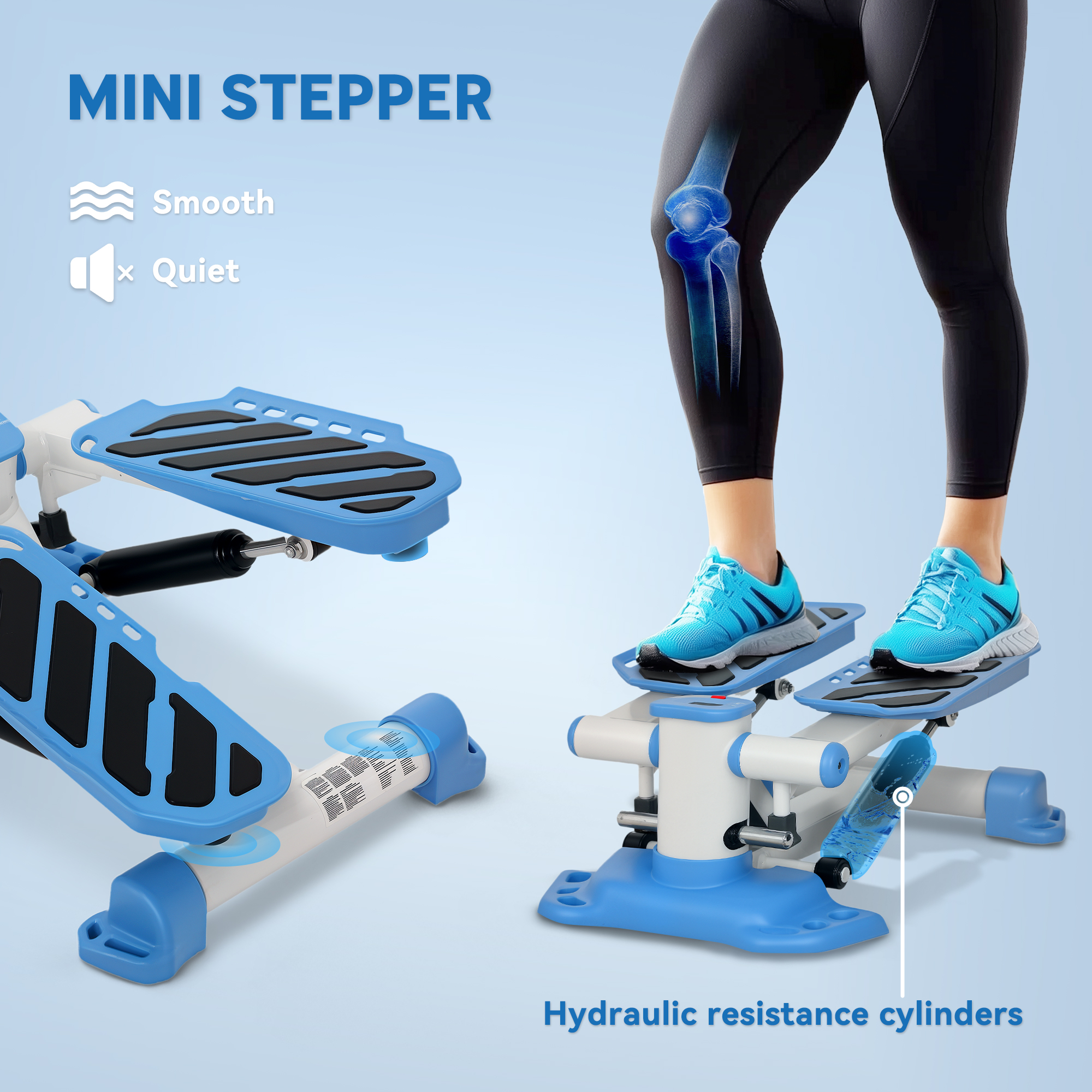 Portable Mini Stepper,Steppers For Exercise Workout With LCD Display — image 2