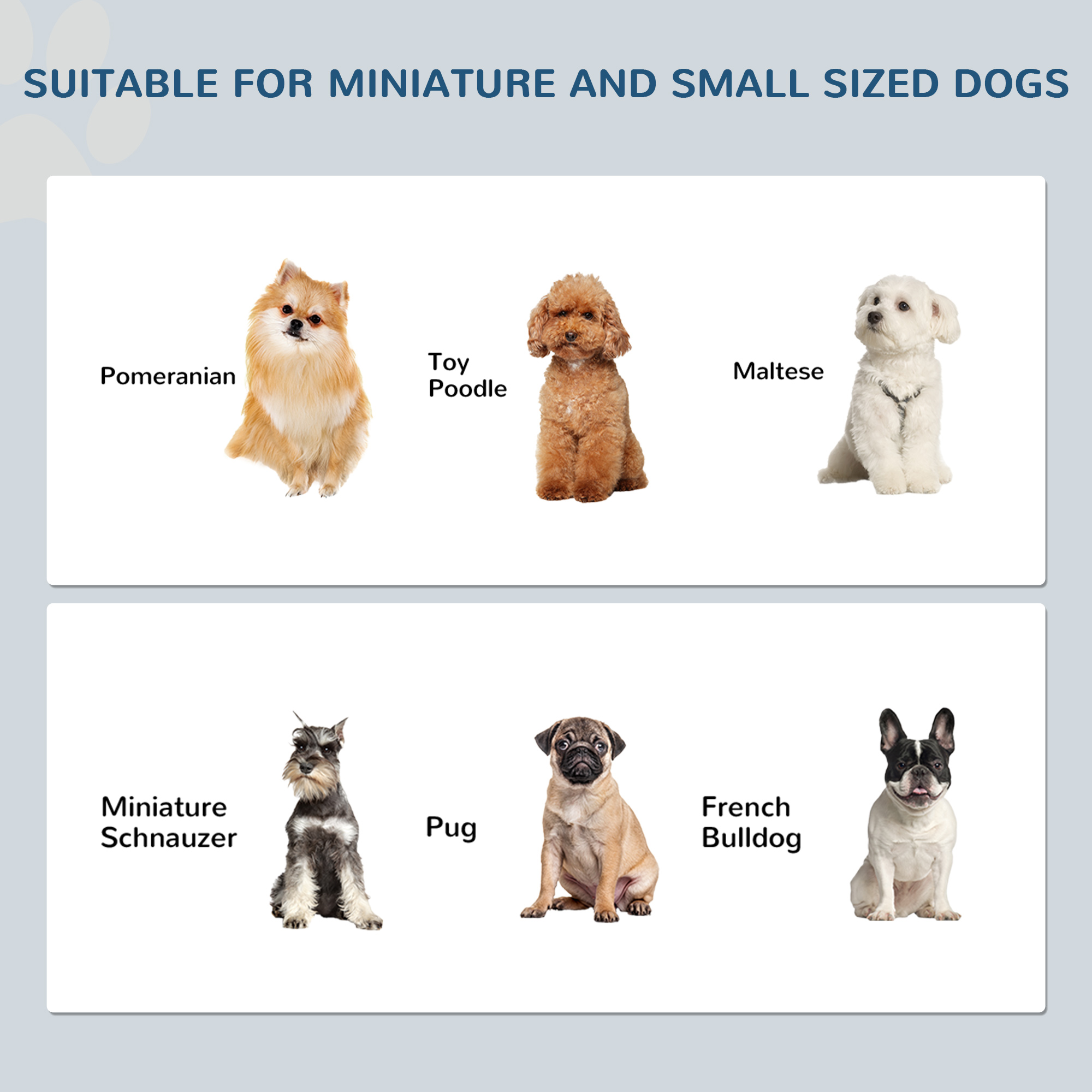 Raised Dog Feeding Bowls With Stand Grey [Small]