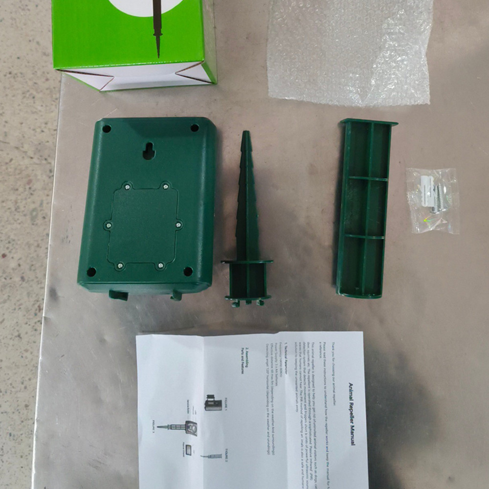 Battery ultrasonic garden deterrent repeller animal bird
