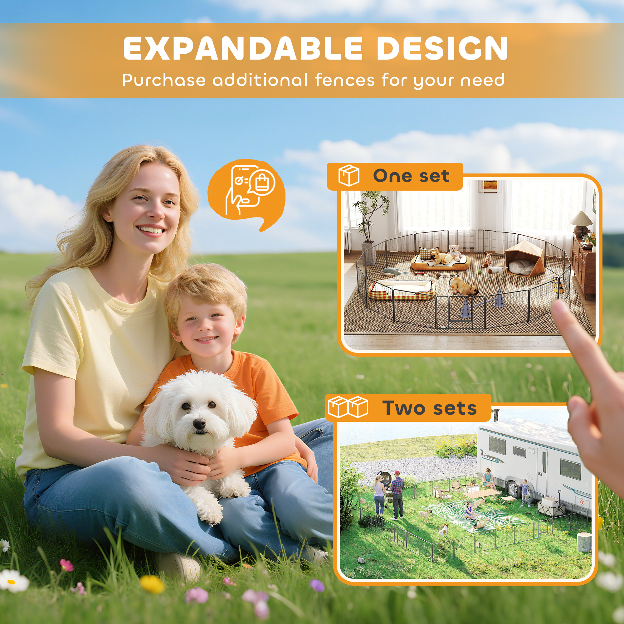 16 Piece Thick Puppy Game Fence, Suitable For Medium-sized Dogs, Can Be Used — image 2