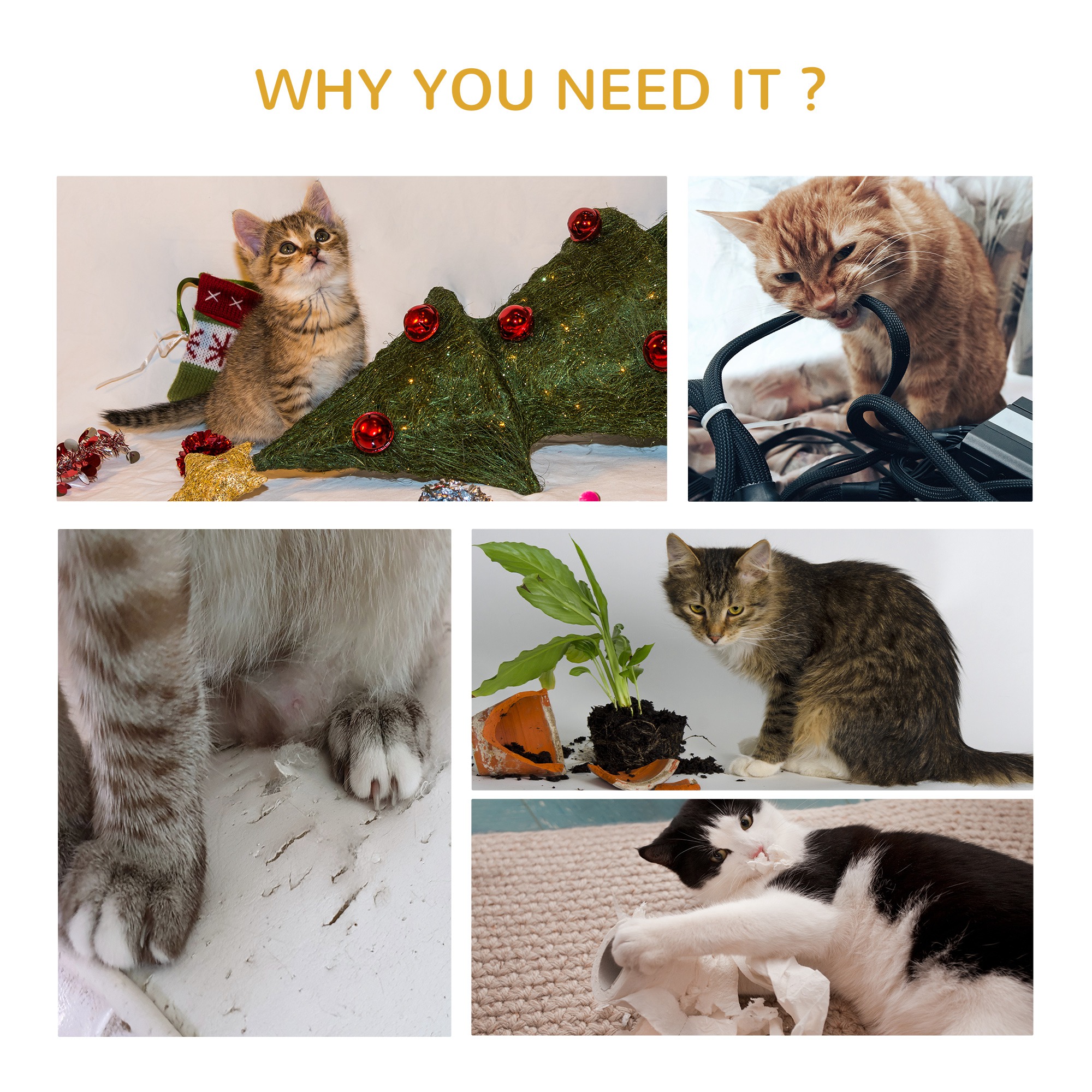 Cat Tree For Indoor Cats Climbing Activity Center Kitten Tower Furniture — image 4