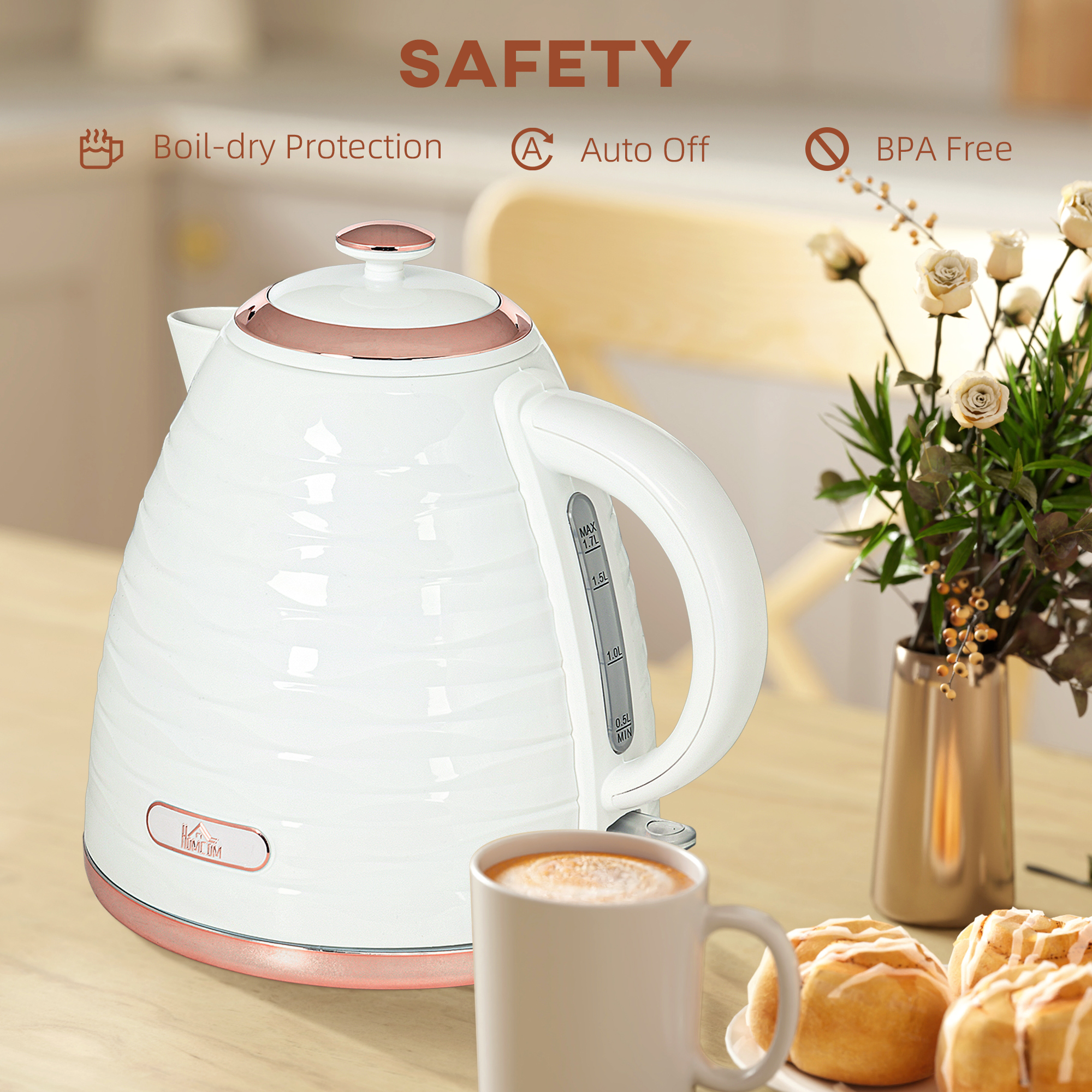 3kW Rapid Boil Honeycomb Kettle-Cream — image 4
