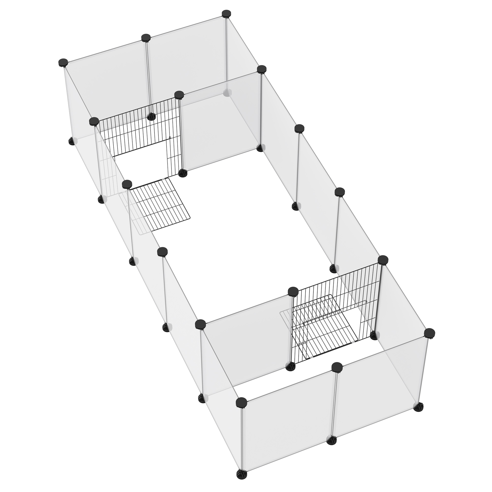 18-Panel Small Animal Cage,Pet Playpen,for Guinea