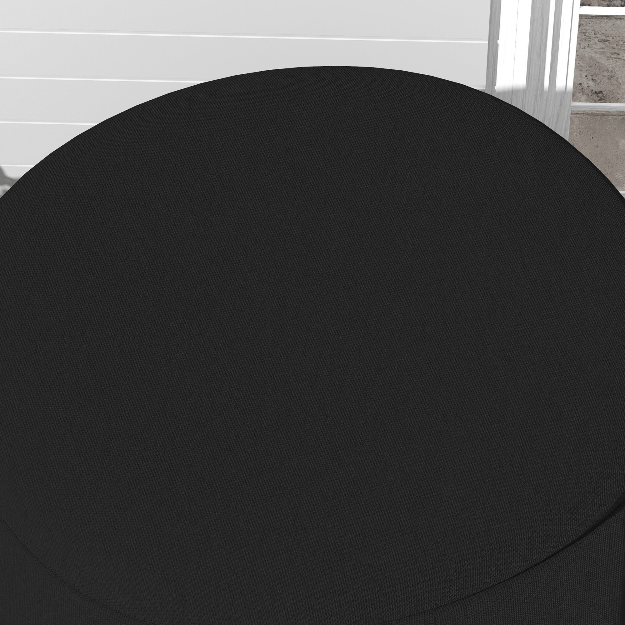 196 X 230 Cm Hanging Egg Chair Protective Cover-Black