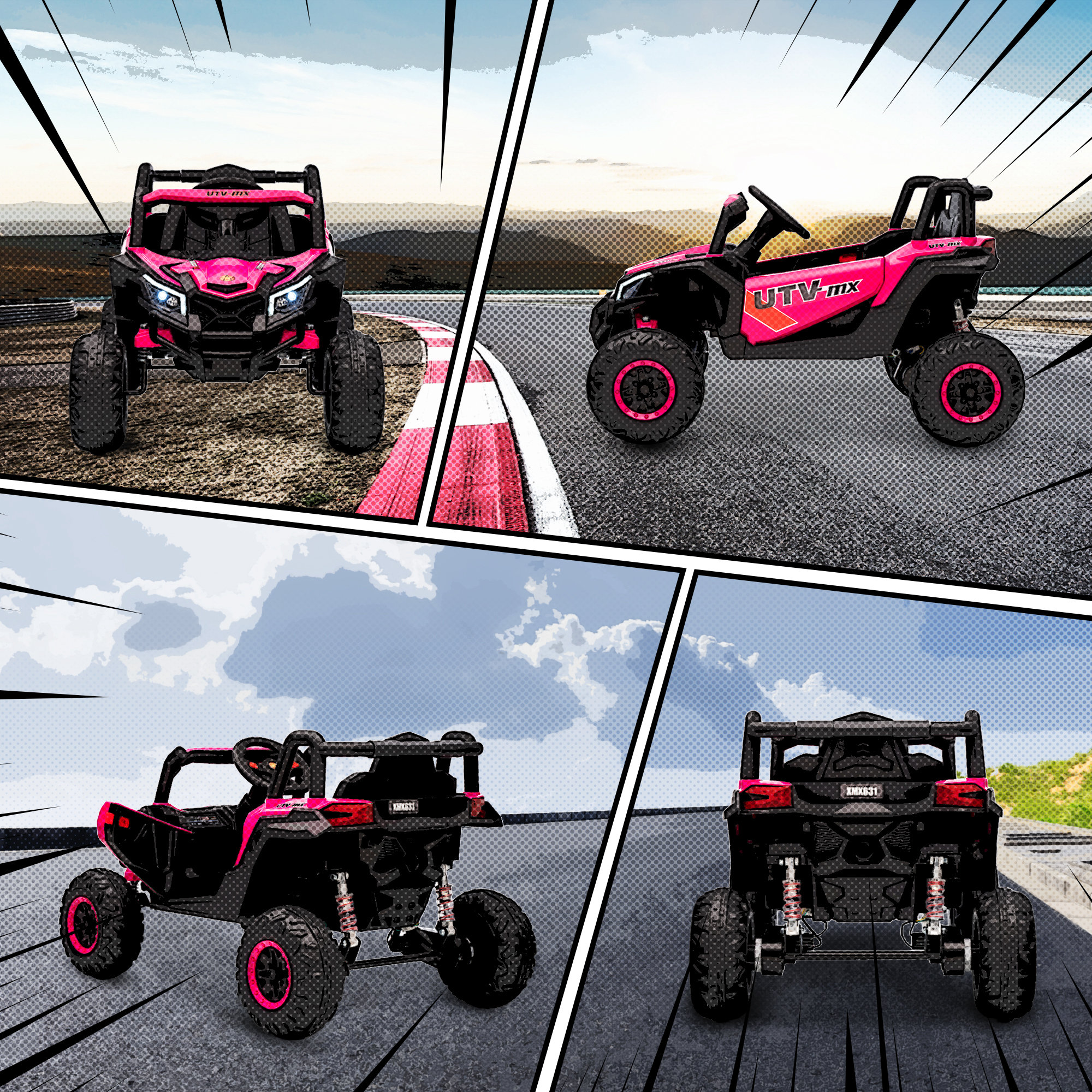 12V Children's Remote-controlled Electric Vehicle With Suspension System — image 4