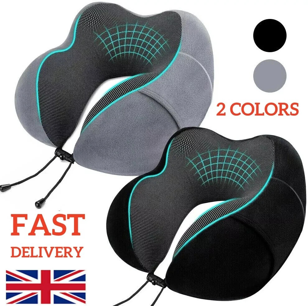 Memory Foam U Shaped Travel Pillow Neck Support Soft Head Rest Plane Car Cushion — image 5