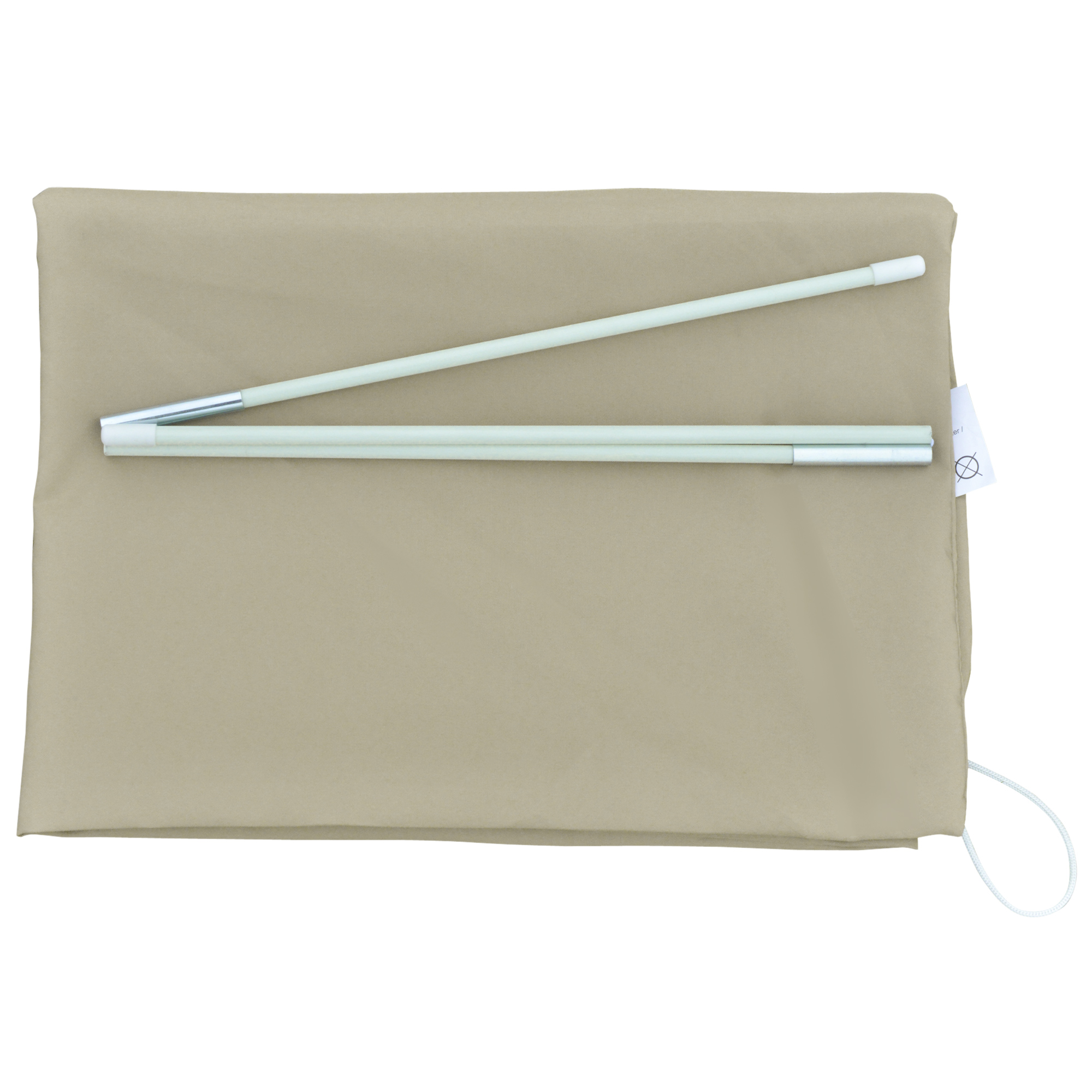 Garden Parasol Cover With Rod,Zipper,Khaki — image 4