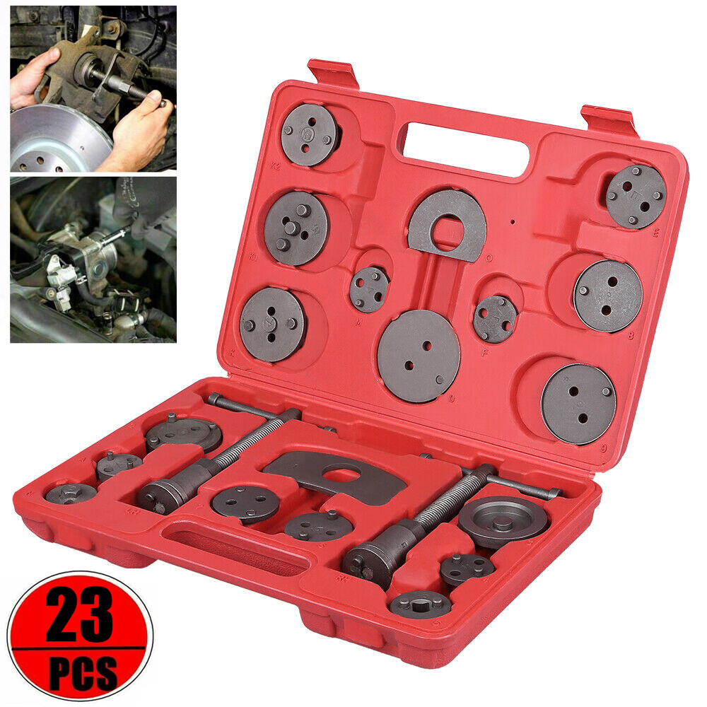 23pc Disc Piston Caliper Brake Rewind Wind Back Tool Kit Set Car Auto Universal — image 3