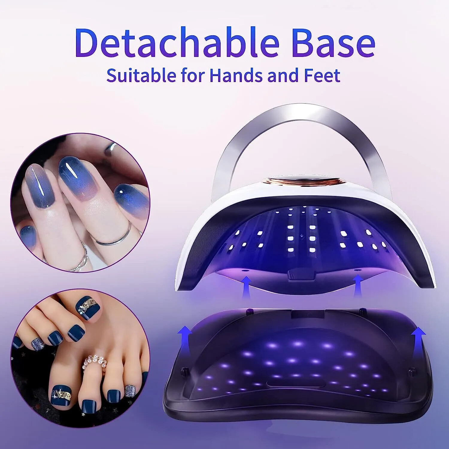 450W Acrylic Gel Nail Polish UV Dryer Light UV LED Lamp — image 3
