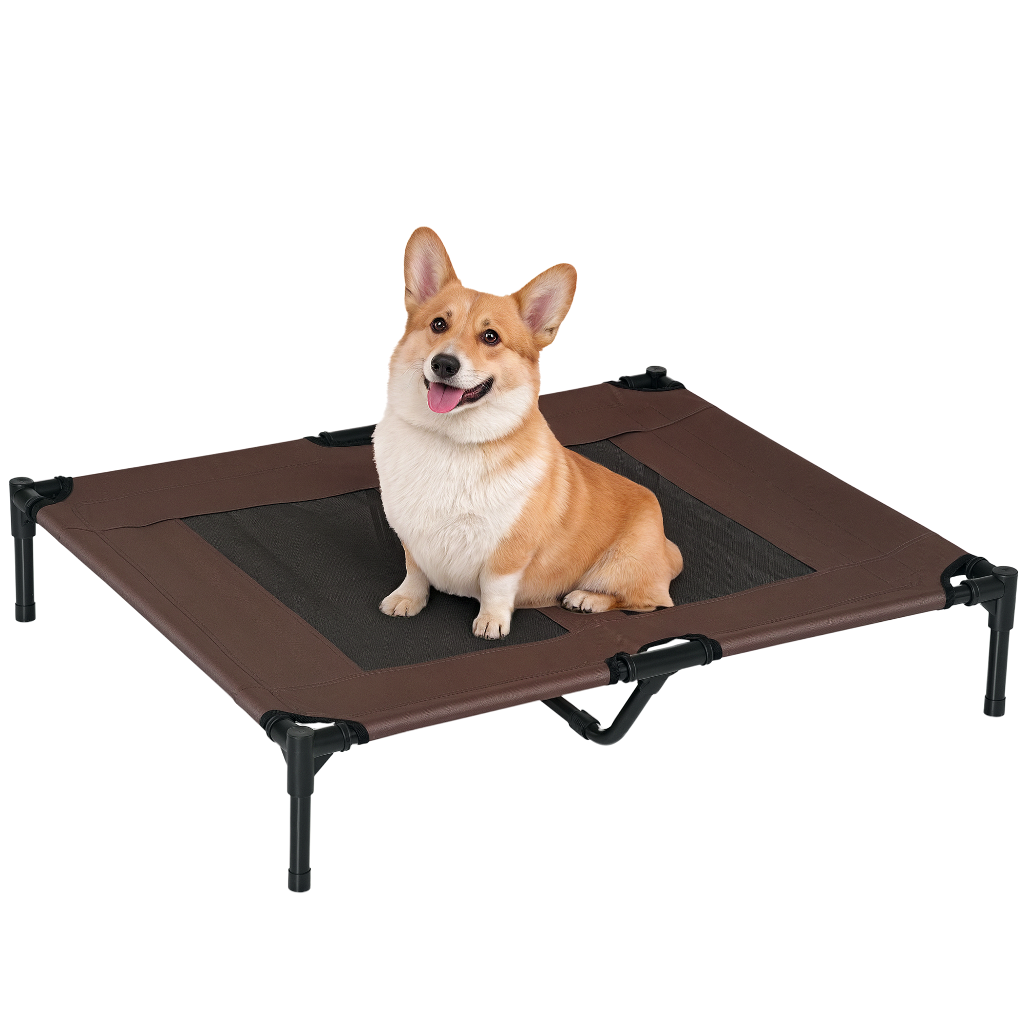 Large Raised Dog Bed Cat Elevated Lifted Cooling Portable Camping Basket — image 5
