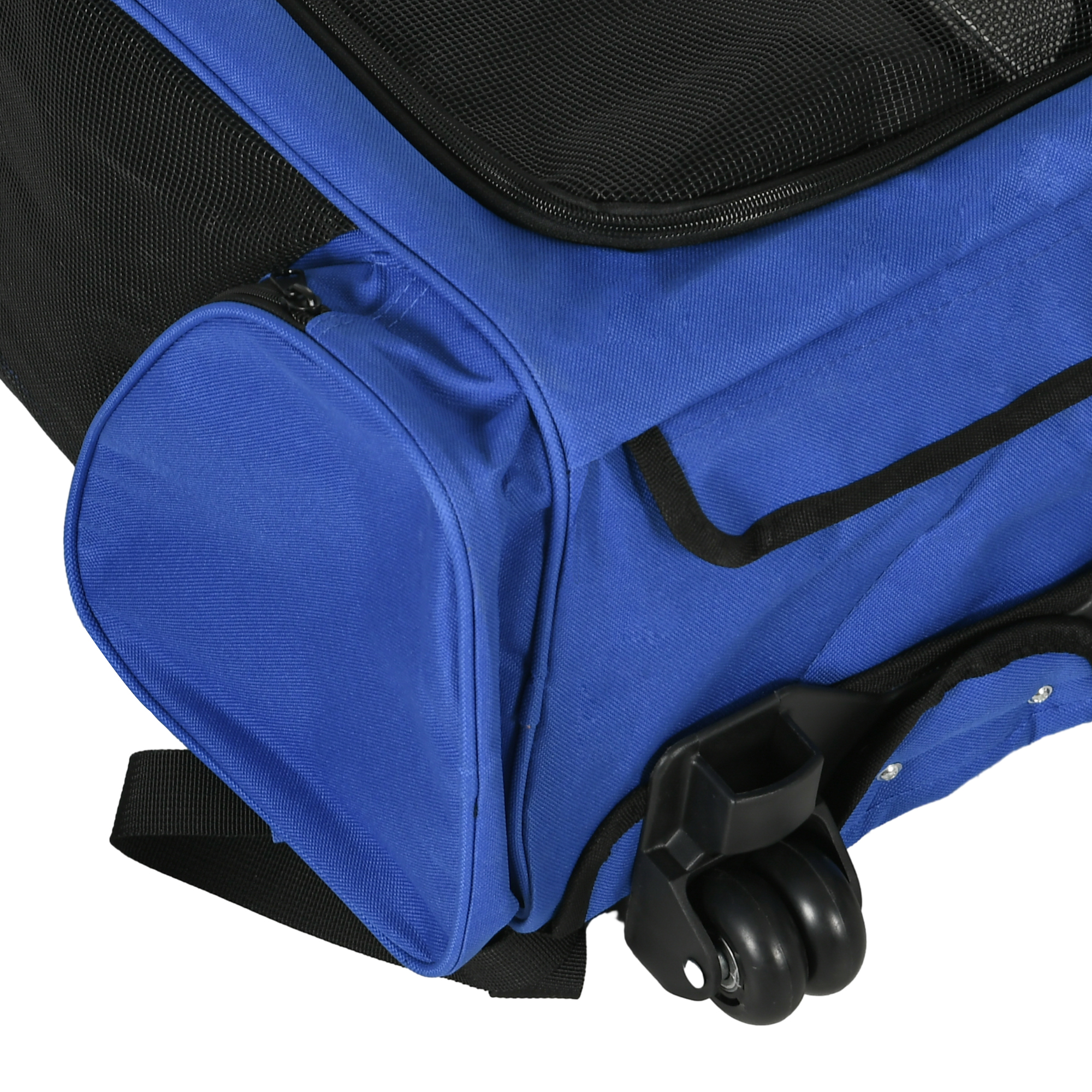 Pet Travel Backpack Bag Cat Puppy Dog Carrier W/ Trolley And Telescopic Handle — image 4