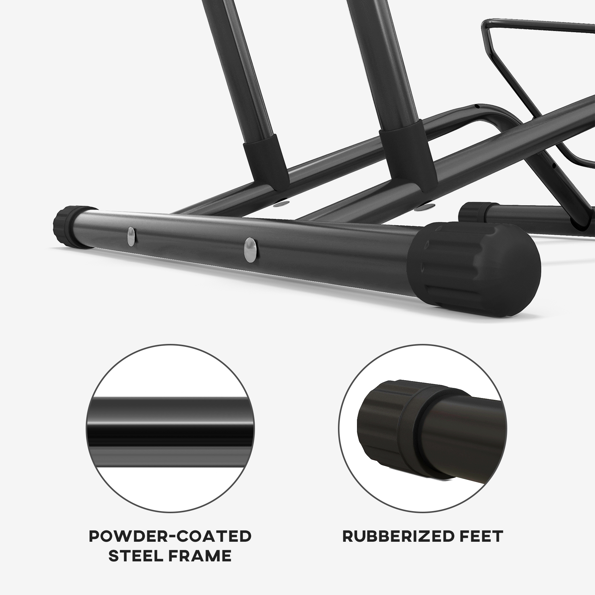Portable Bike Floor Stand,Freestanding Rack For 16"-29" Kid's/Mountain/Road — image 3