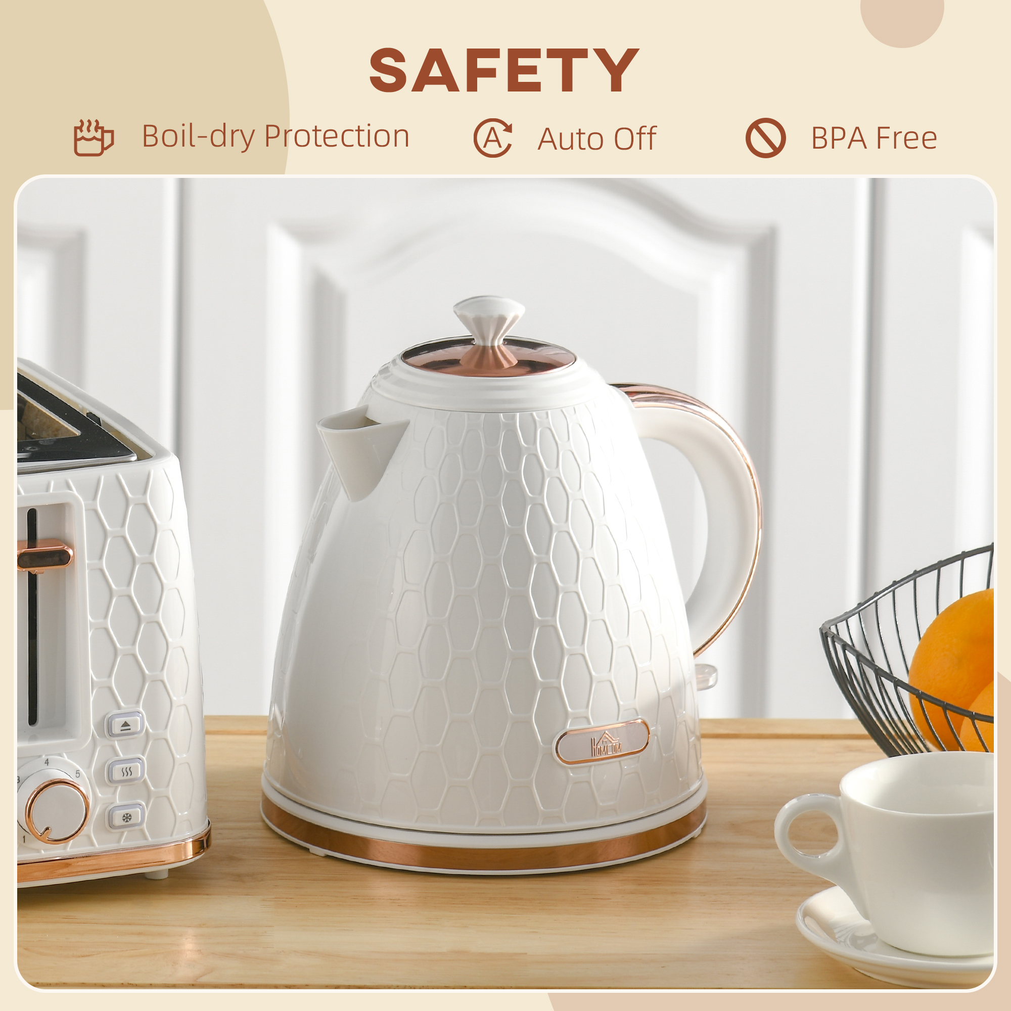 3kW Rapid Boil Honeycomb Kettle-Cream — image 5