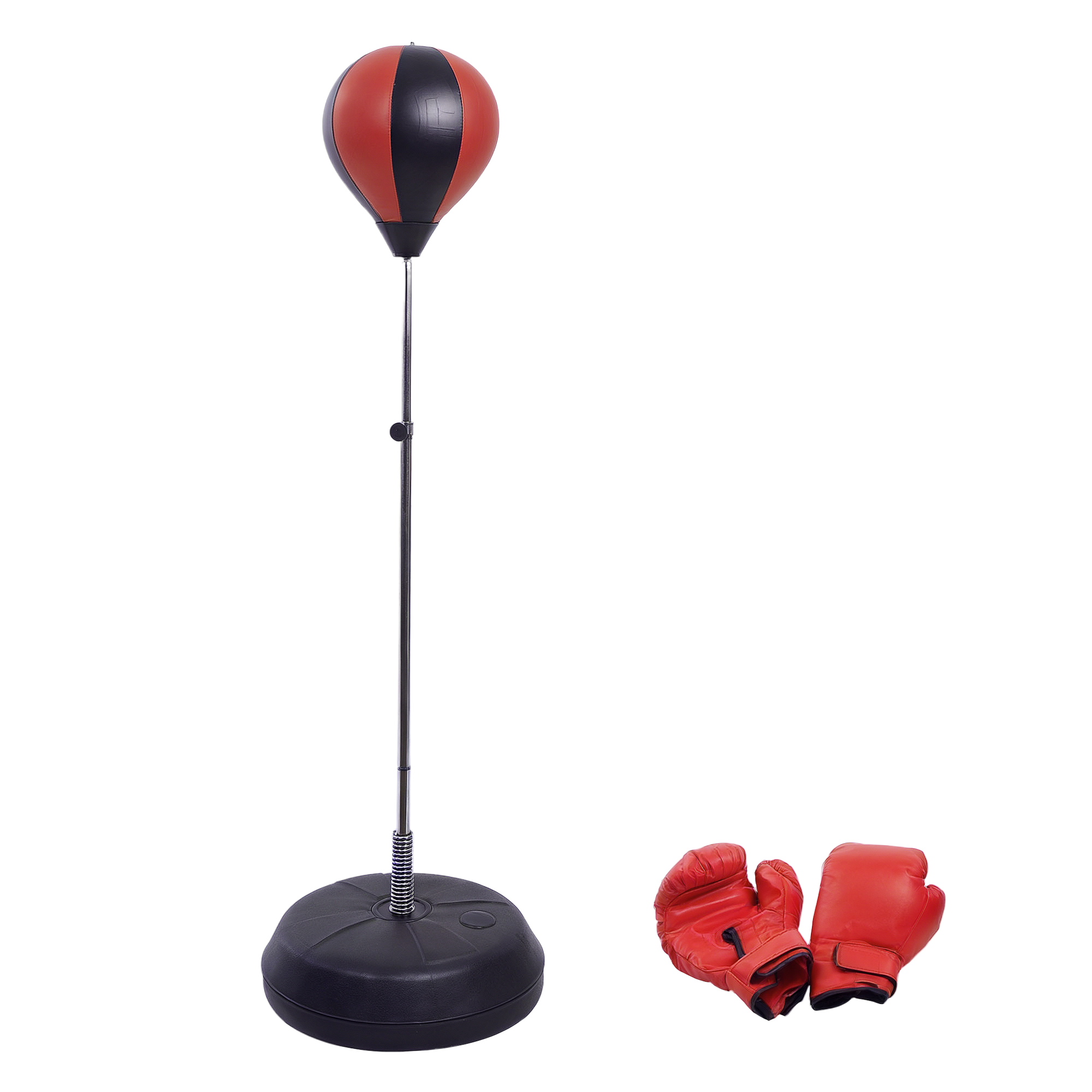 Punching Bag With Stand,126-144 Cm Height Adjustable Boxing Set Free Standing Speed Bag With Gloves And Air Pump For Teenagers Home Gym Workout — 1